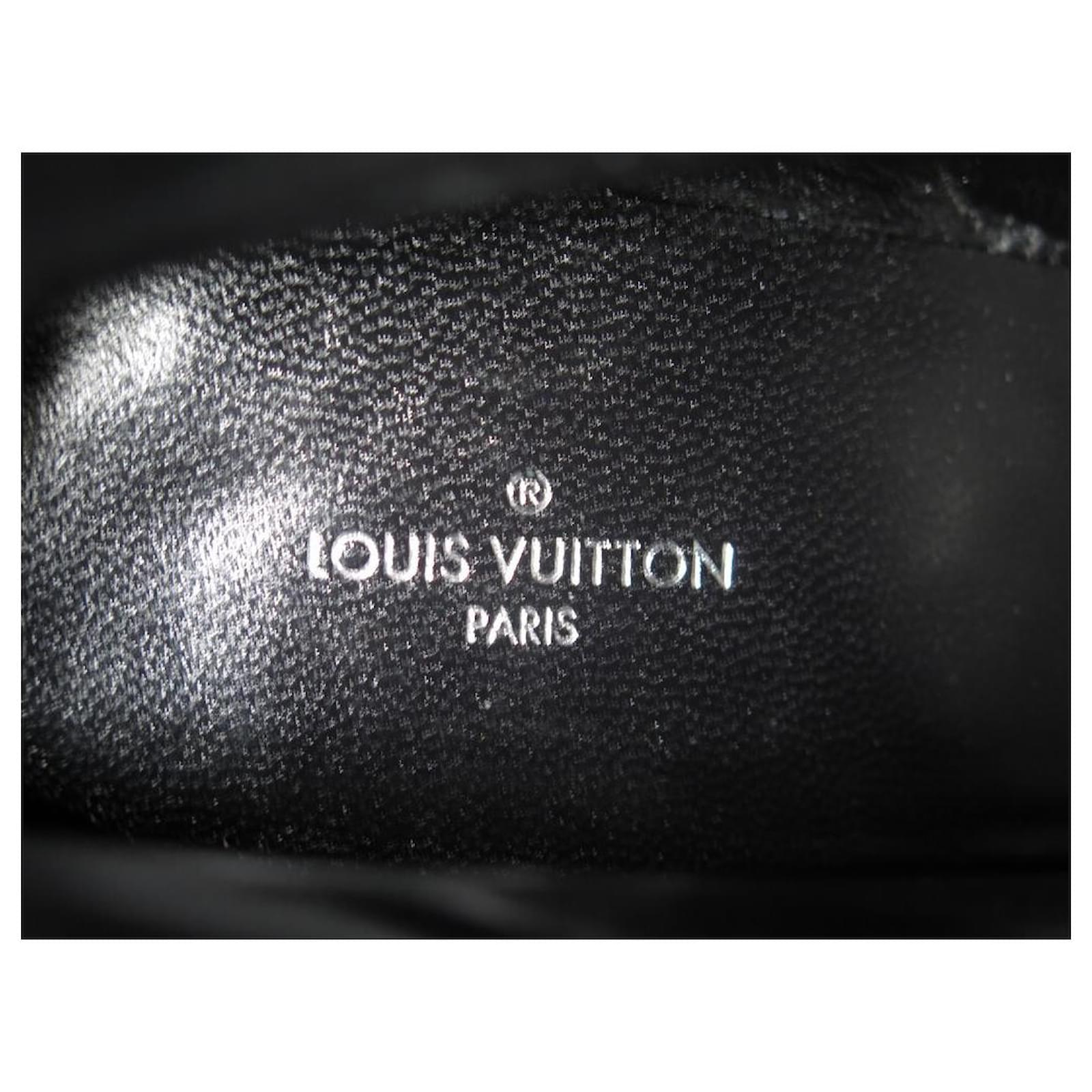 LOUIS VUITTON MADELEINE BOTAS ZAPATOS 41 botas de cuero negro ref.721729 -  Joli Closet