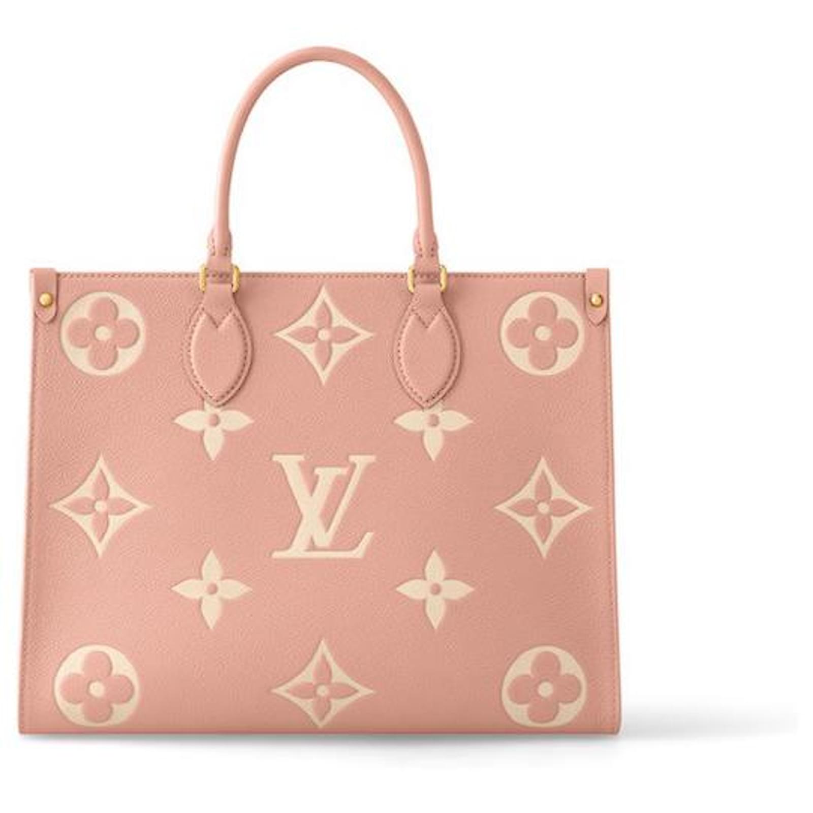 Louis Vuitton LV OnTheGo GM Empreinte new Pink Leather ref.722425