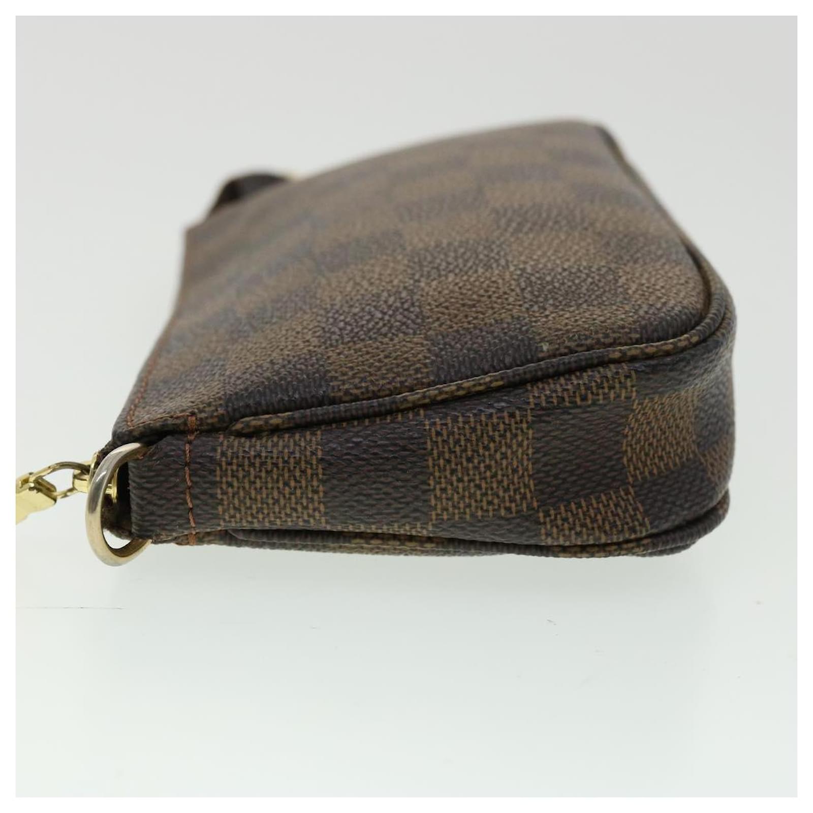 LOUIS VUITTON Damier Ebene Marais Pouch Pouch LV Auth bs2891 ref