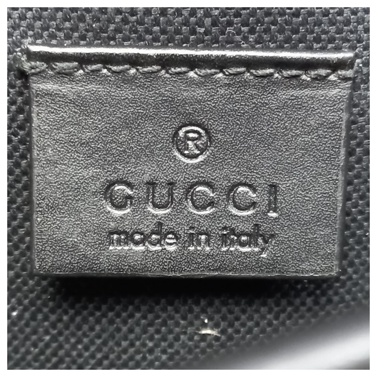 Gucci Black GG Supreme Web Belt Bag Cloth Cloth ref.722941 - Joli Closet