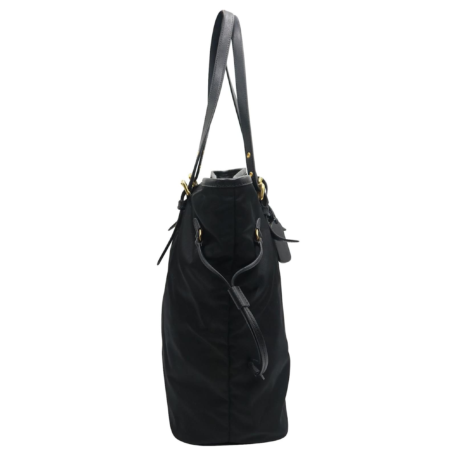 Prada Nylon Tote Bag, Women, Black - ShopStyle