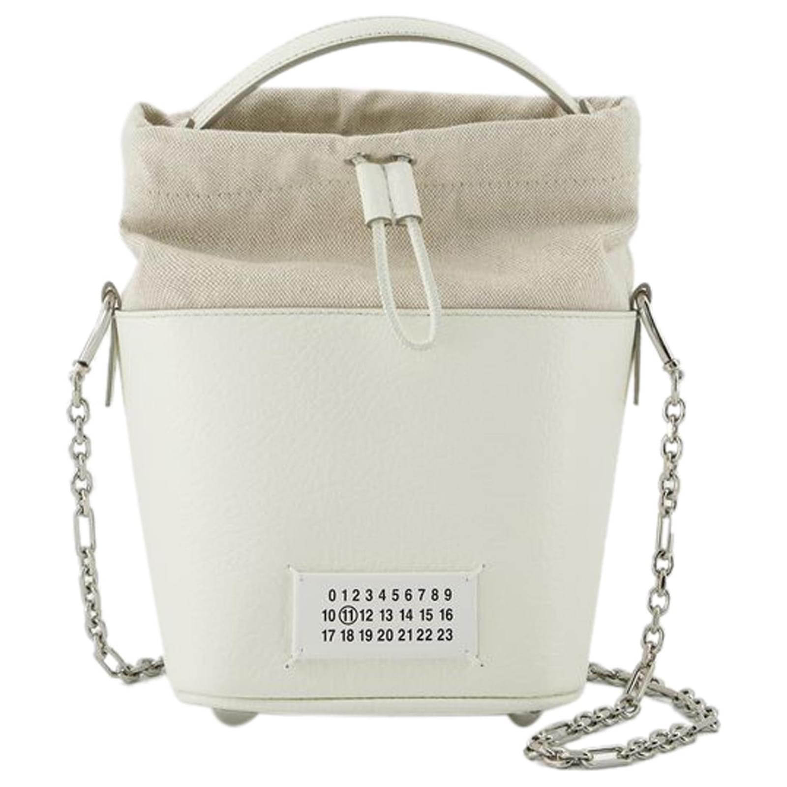 Maison Martin Margiela 5Ac Small Hobo Bag - Maison Margiela - White ...