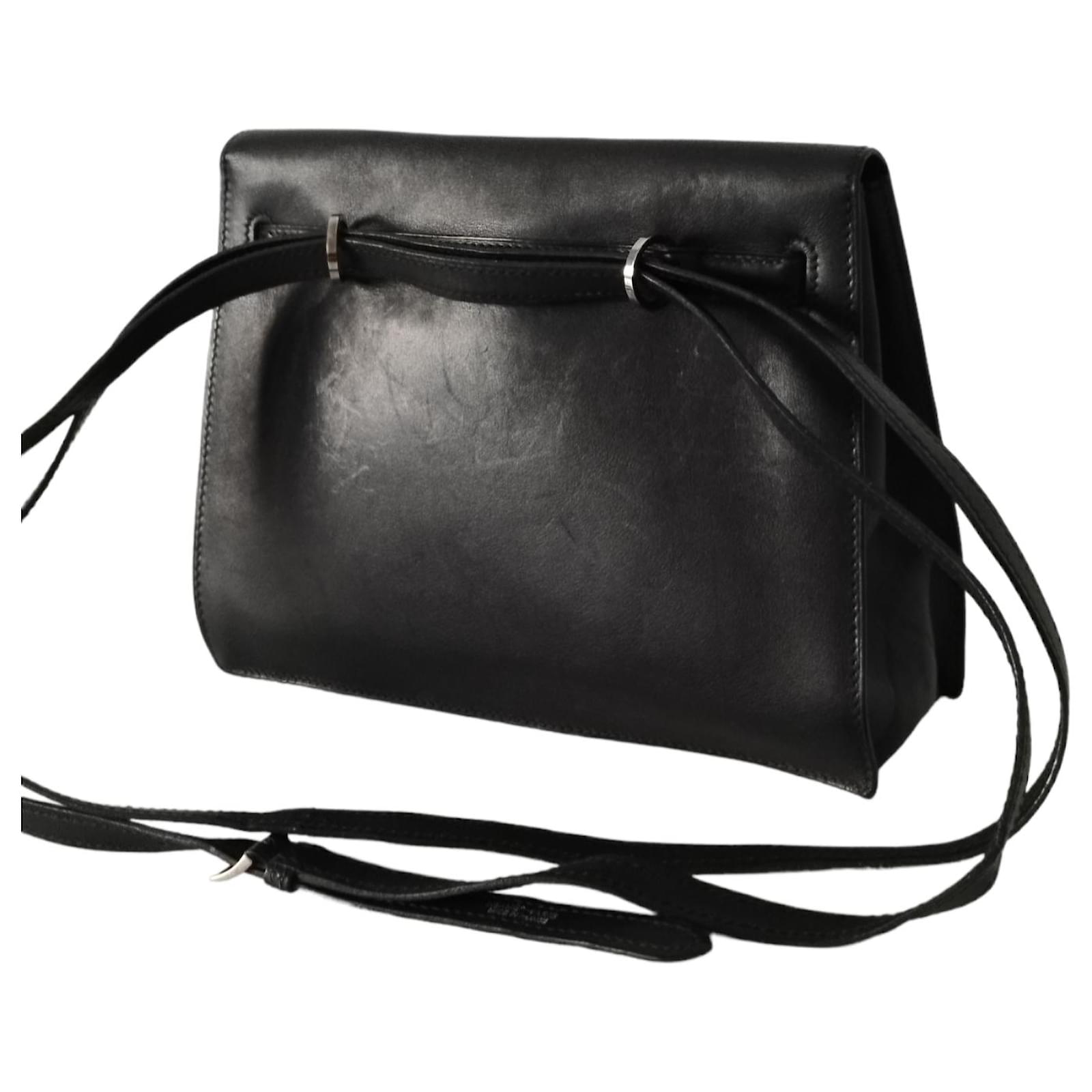 Hermès Hermes Kelly Danse bag in black swift leather ref.723677 - Joli  Closet
