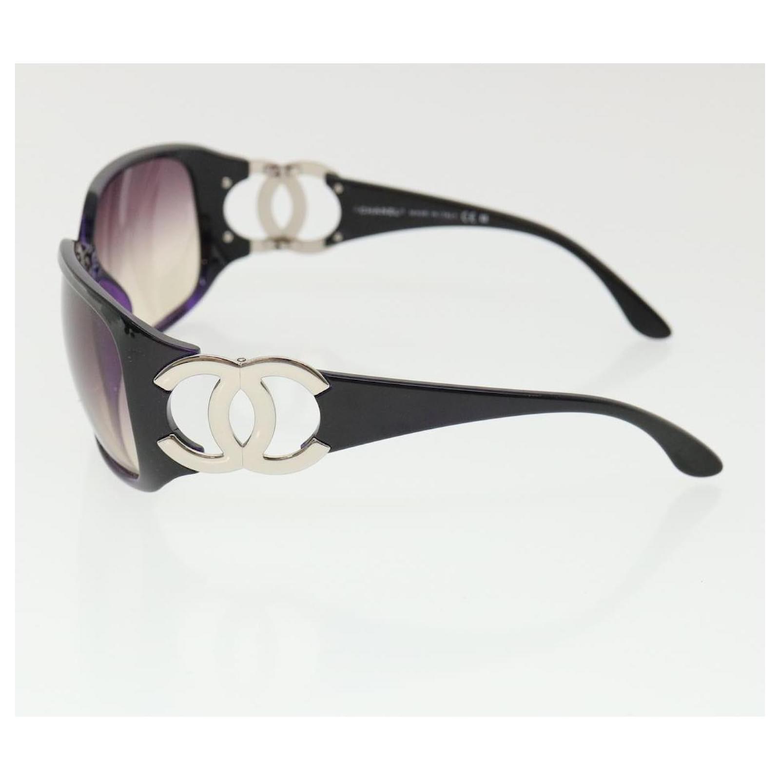 Black Chanel Square Tinted Sunglasses ref.1150809 - Joli Closet
