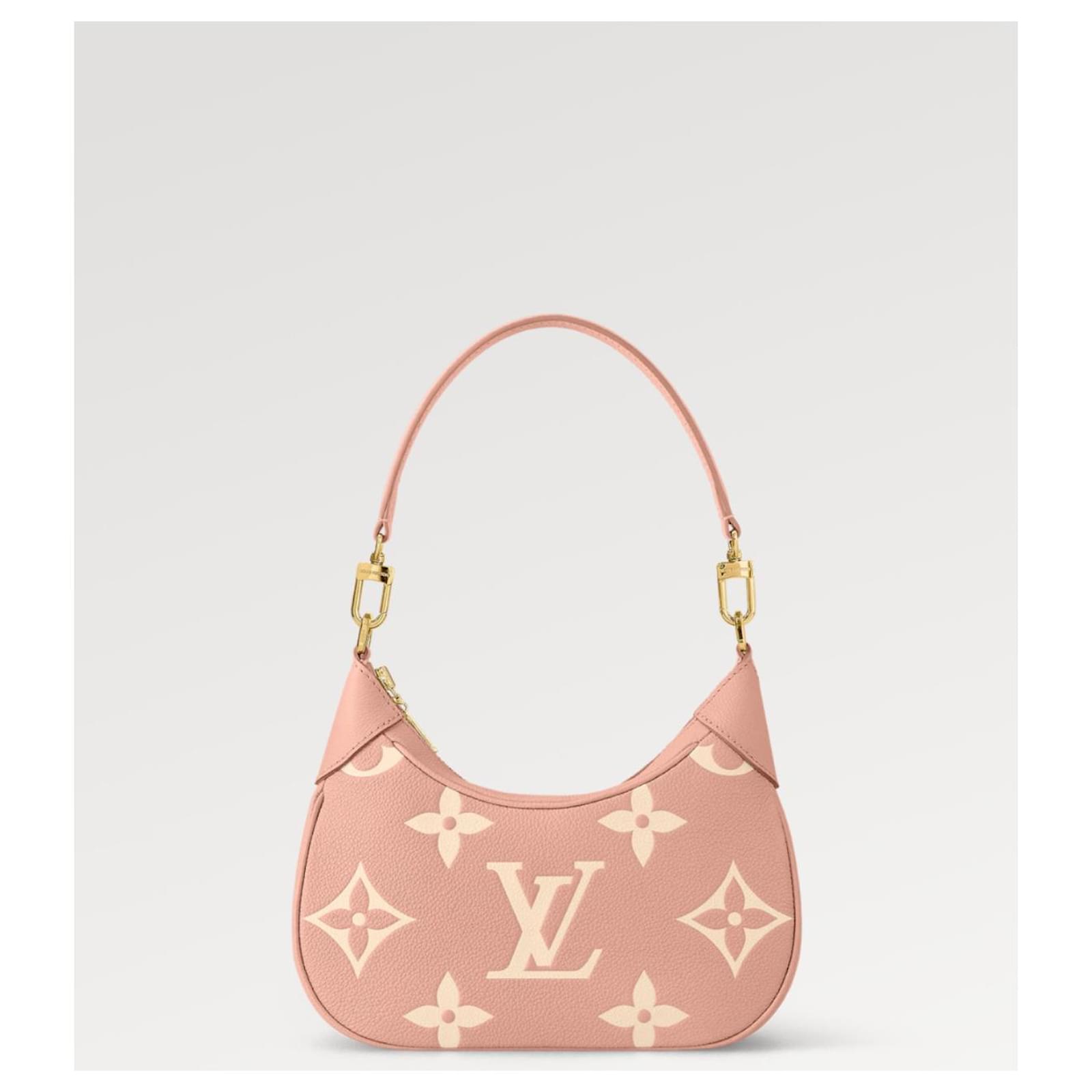 Louis Vuitton BAGATELLE MINI HOBO BAG Pink Leather ref.724189
