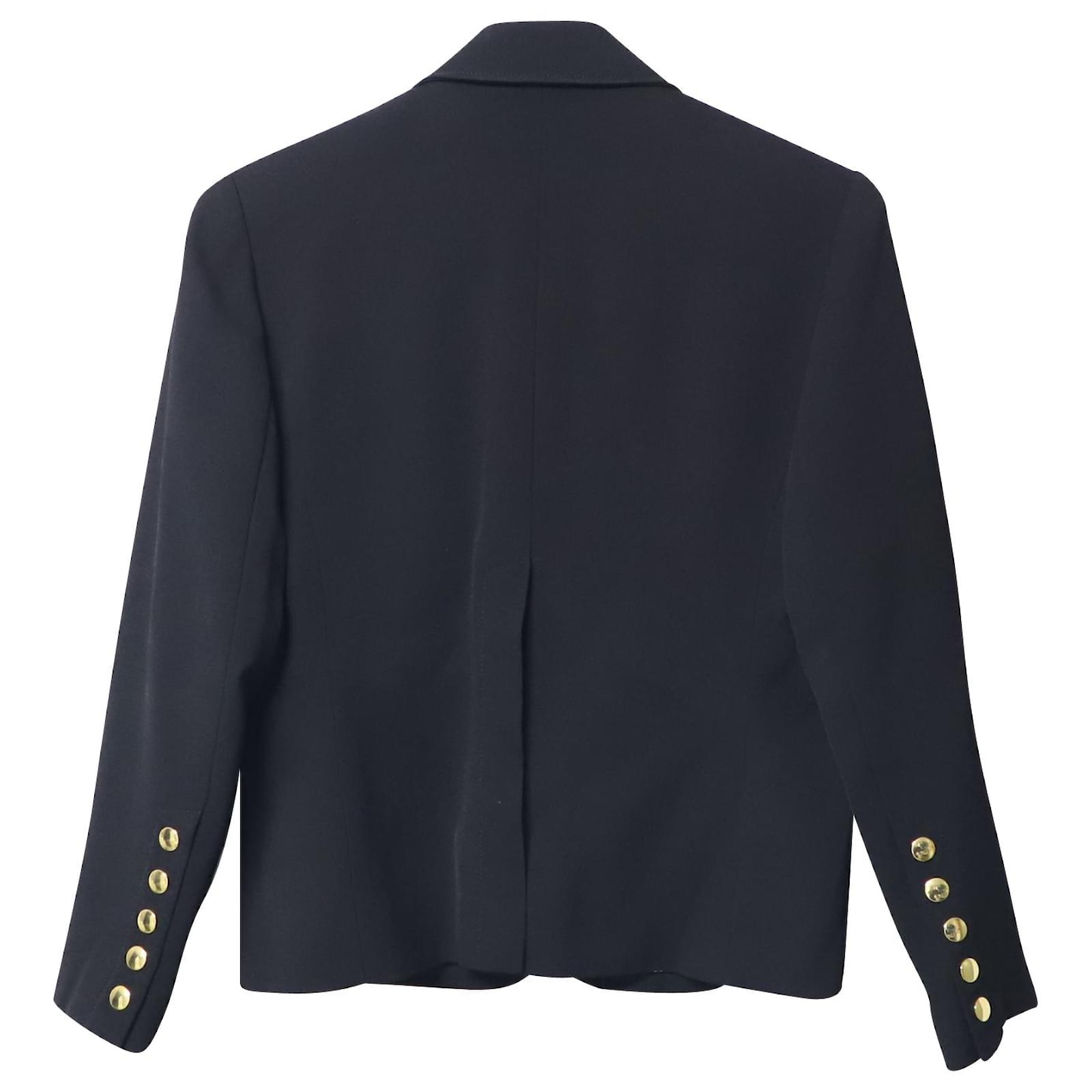 ジャケット Chloe Military Style Jacket Chloé Chloe Military Jacket in Black Viscose Cellulose fibre