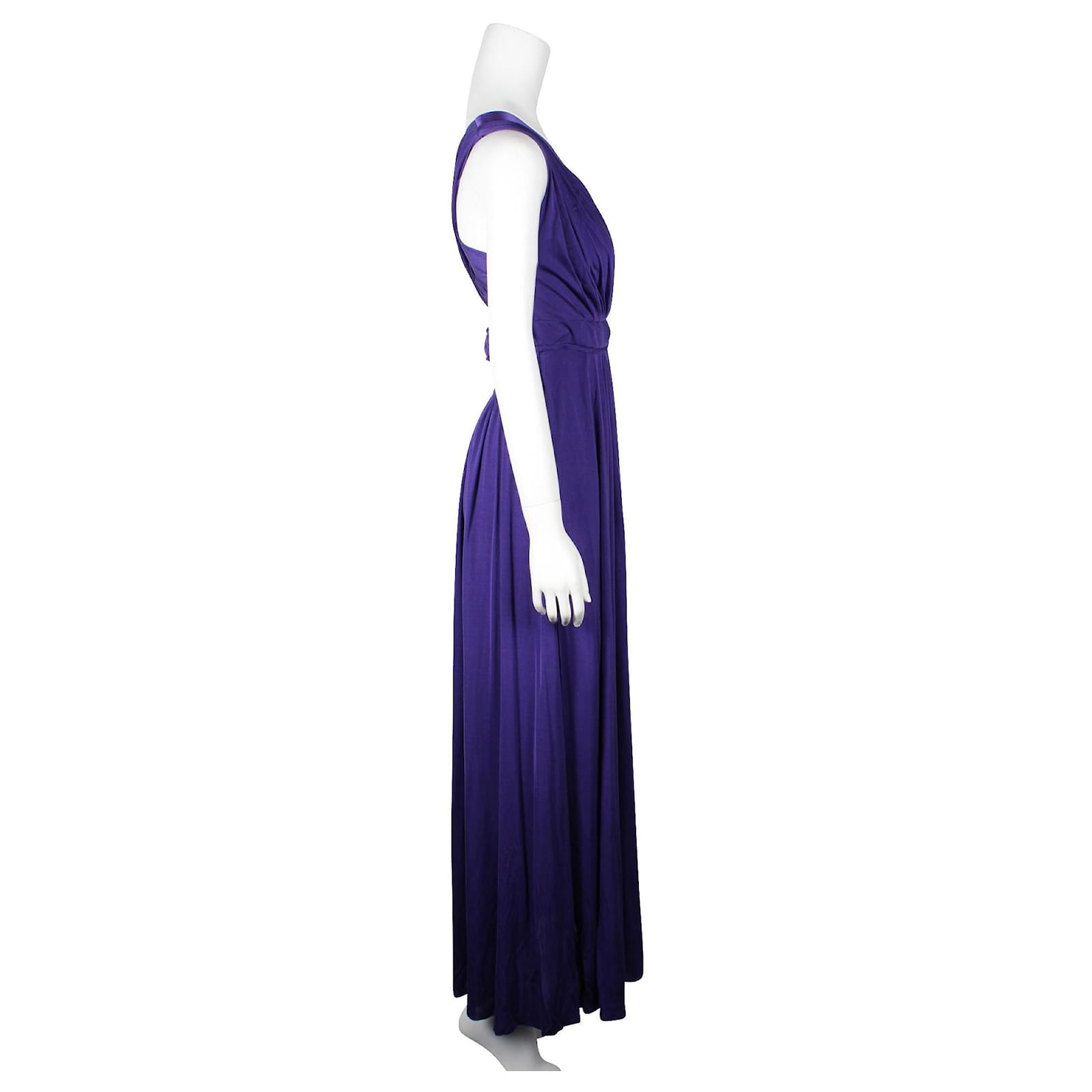 Robe violette courte a volants – Bohème Infinity