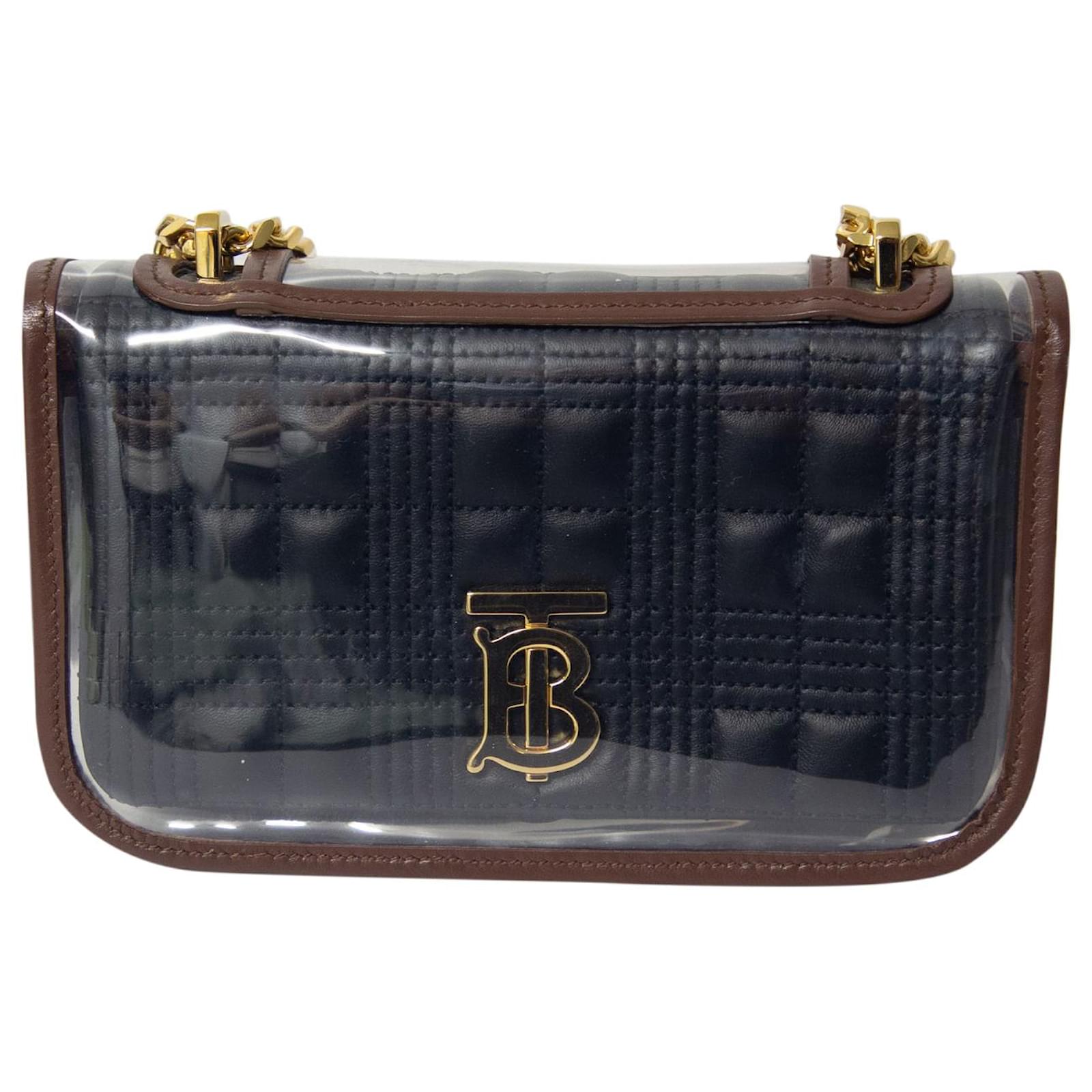 Cross body bags Burberry - Lola mini with transparent cover bag in