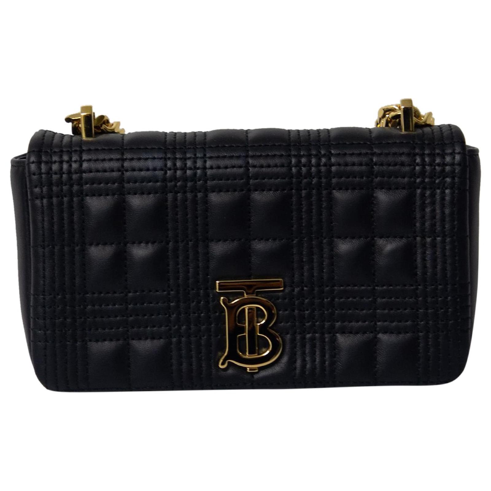 Burberry Quilted Mini Lola with Transparent Cover Shoulder Bag in Black  Lambskin Leather ref.726439 - Joli Closet