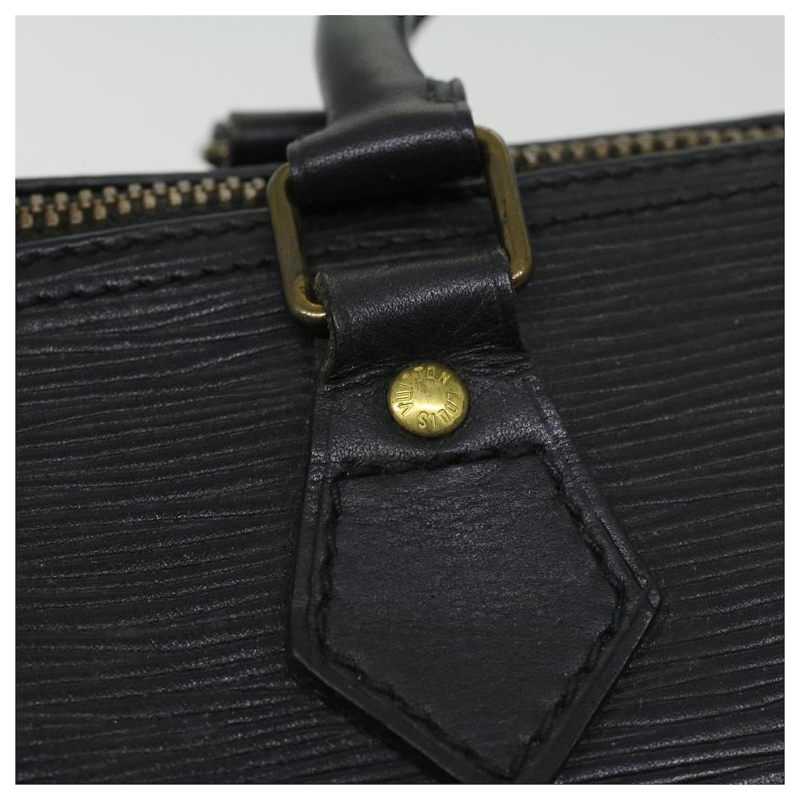 LOUIS VUITTON Epi Speedy 35 Black 893331