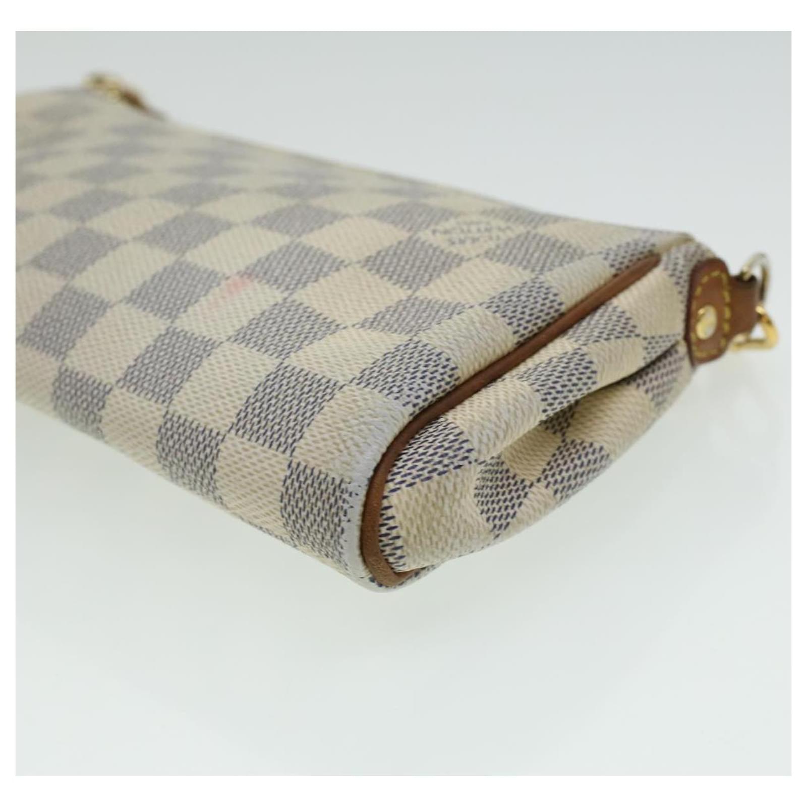 Louis Vuitton Damier Azur Eva Shoulder Bag N55214 LV Auth RH306