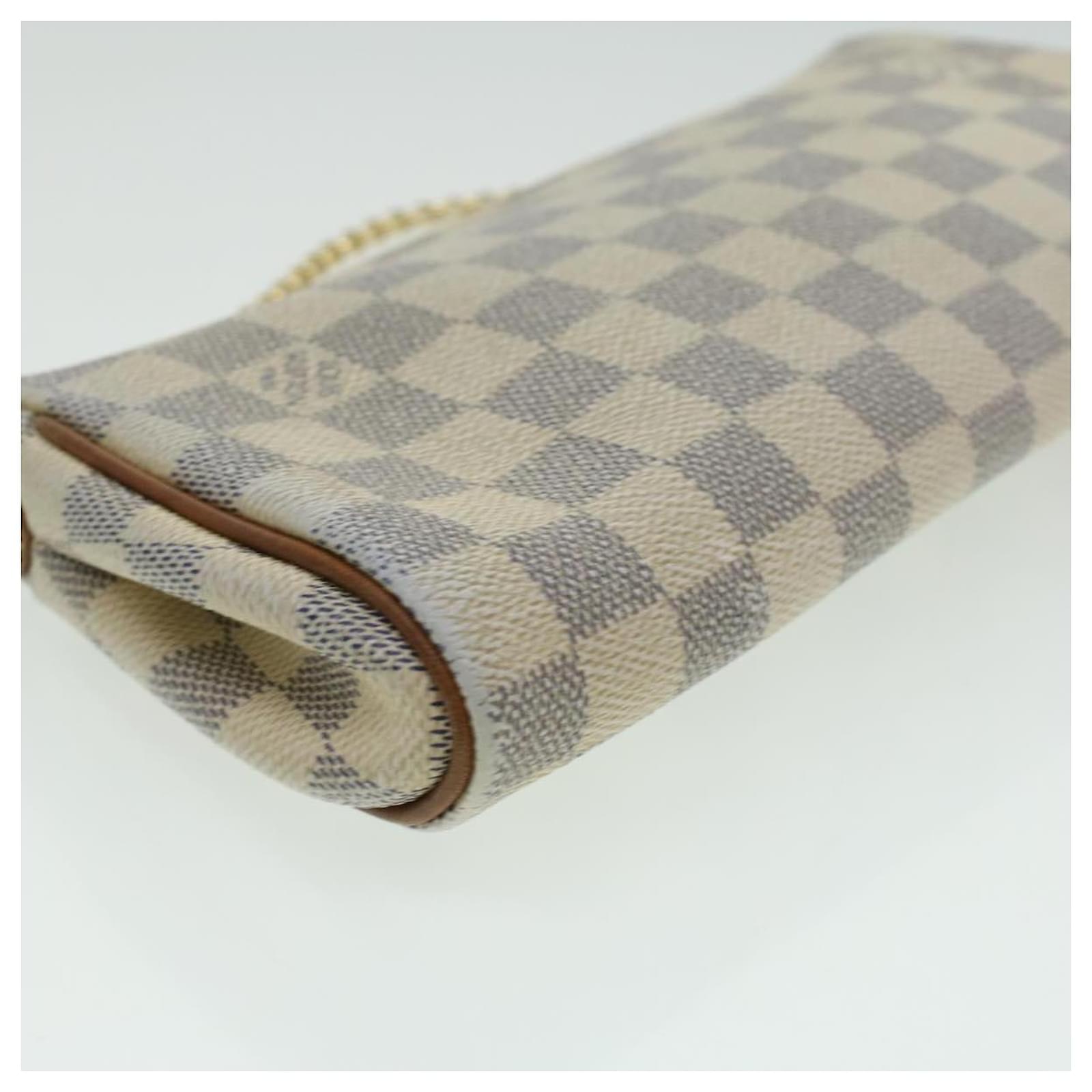 LOUIS VUITTON Damier Azur Eva Shoulder Bag N55214 LV Auth rh306 ref.726697  - Joli Closet