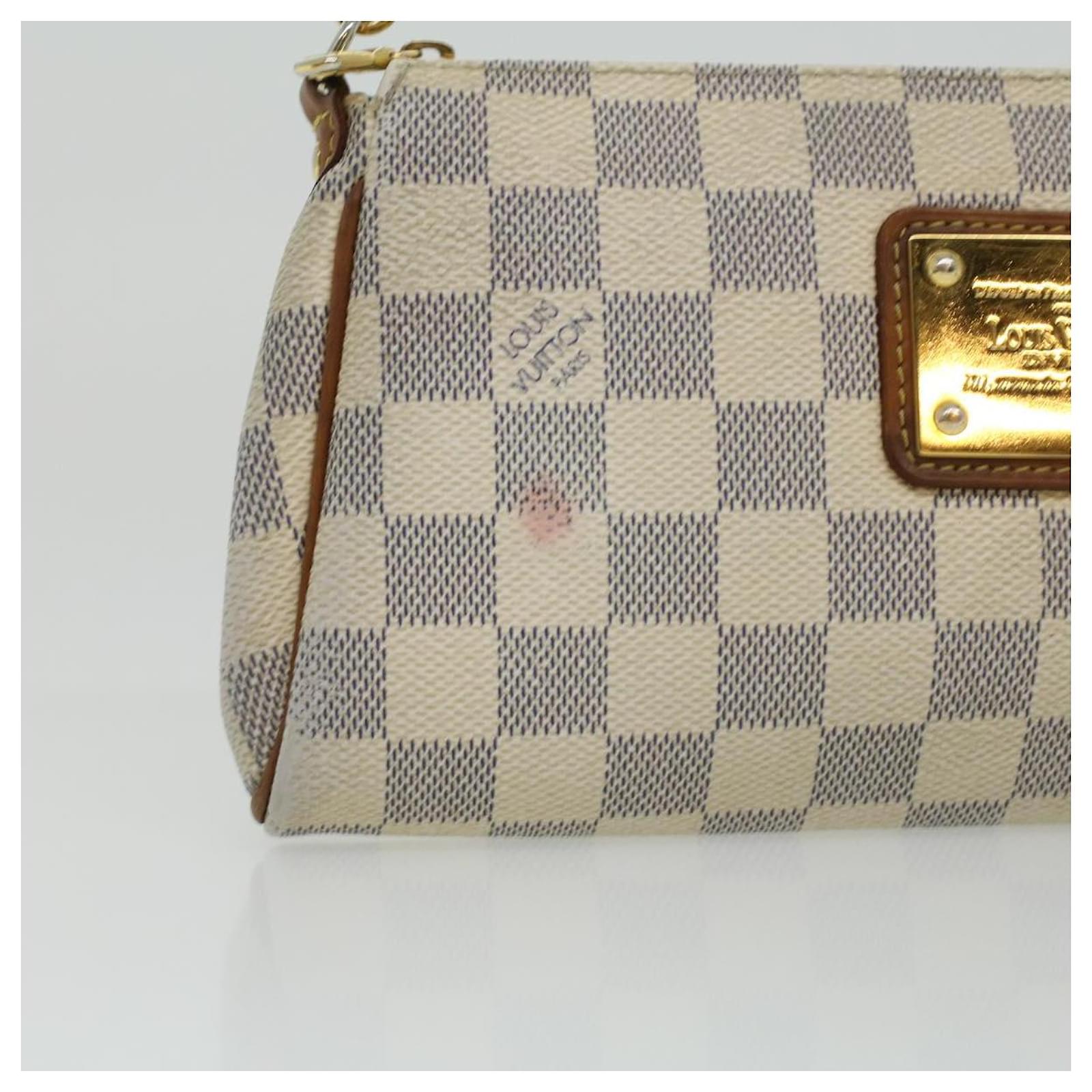 Louis Vuitton Damier Azur Eva Shoulder Bag 2Way N55214 LV Auth 37757