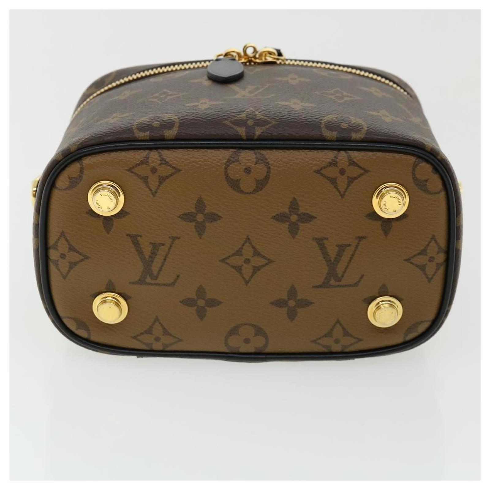 LOUIS VUITTON Monogram Reverse Vanity NVPM Hand Bag 2way M45165 LV