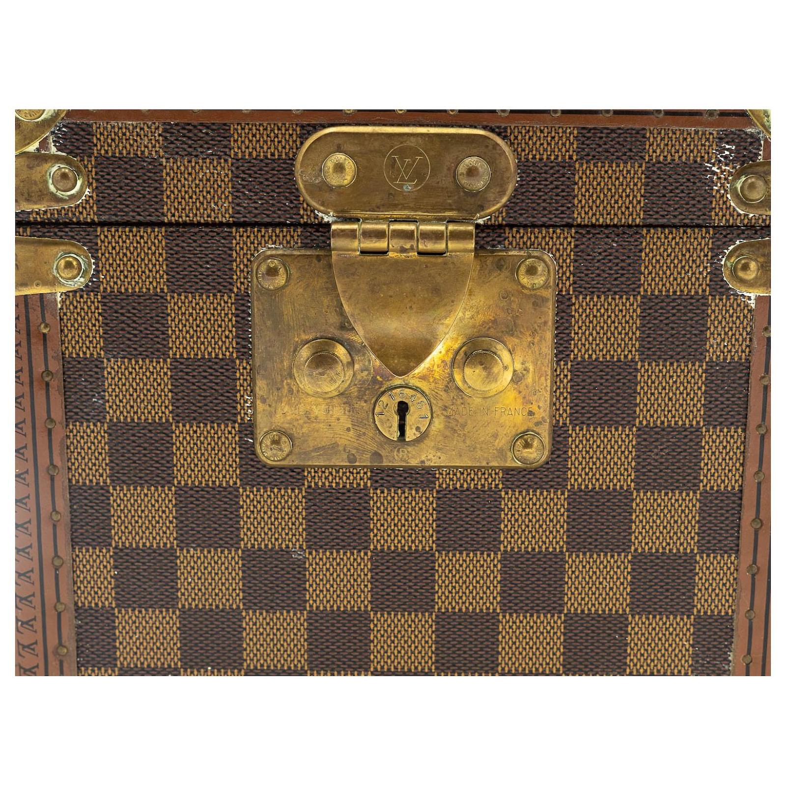 Louis Vuitton Vanity Trunk Bottle Box Brown Cloth ref.727991 - Joli Closet