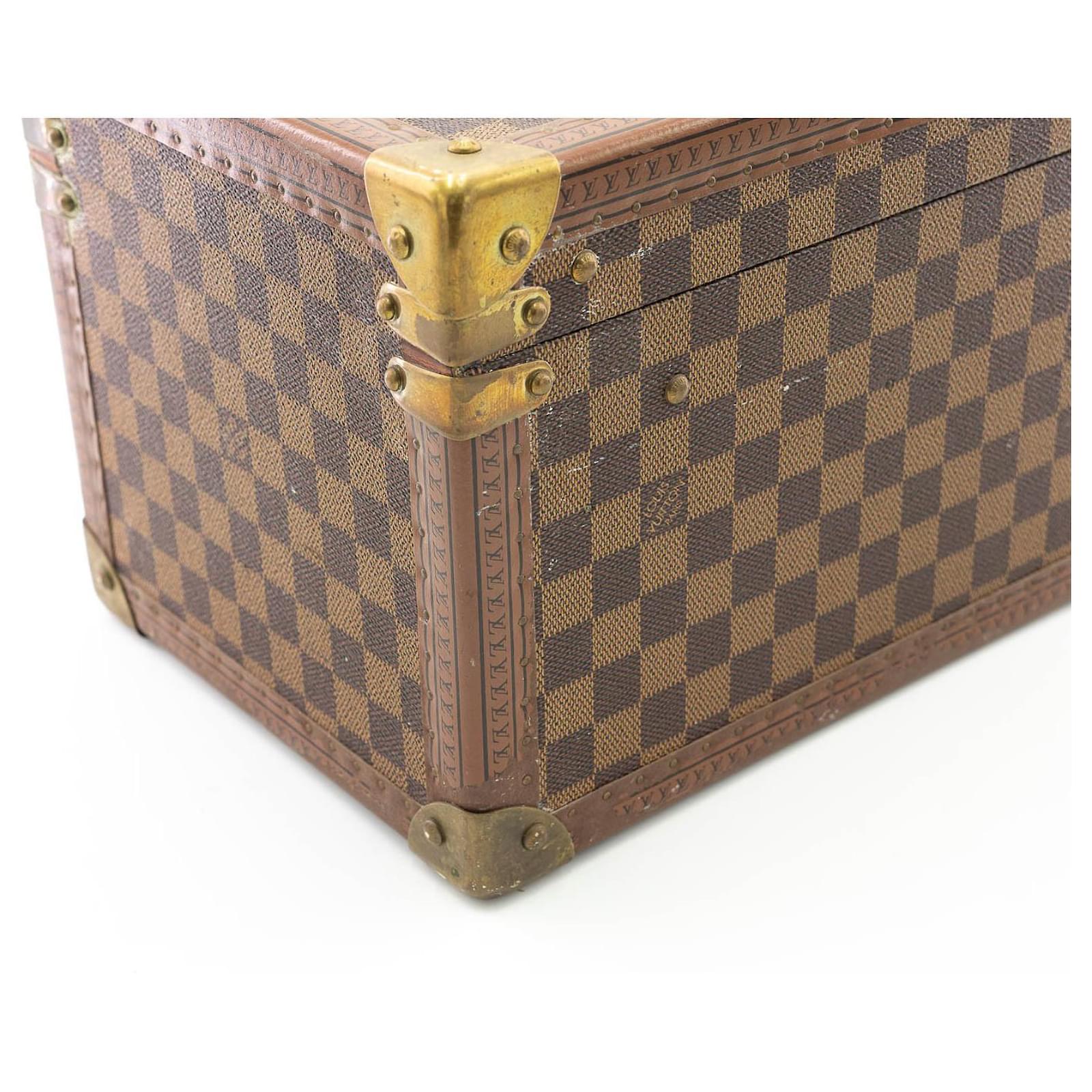 Louis Vuitton Vanity Trunk Bottle Box Brown Cloth ref.727991 - Joli Closet