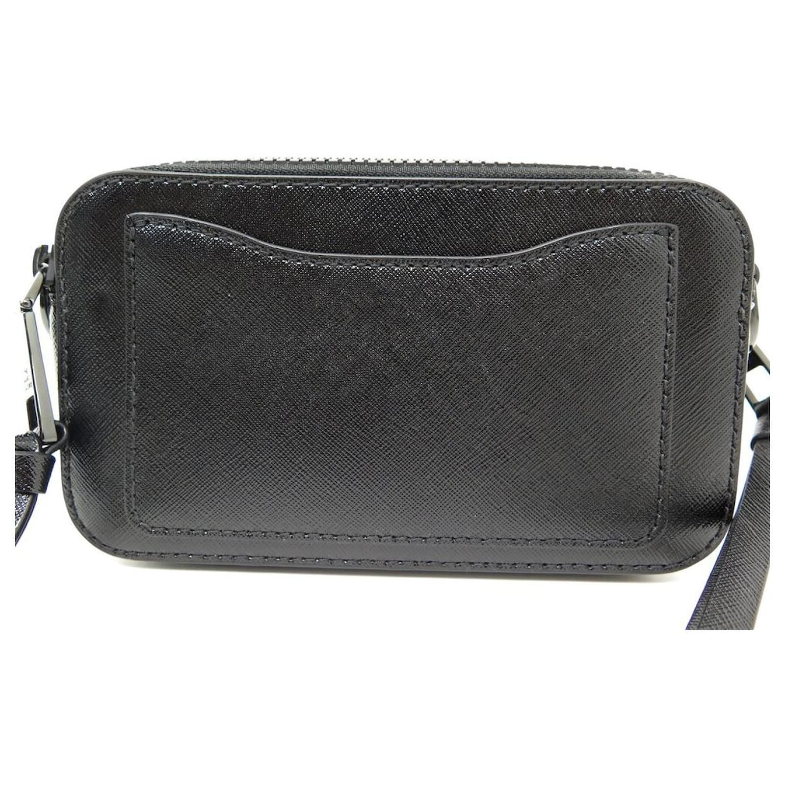Marc Jacobs Snapshot Shoulder Bag Pochette Black Leather ref