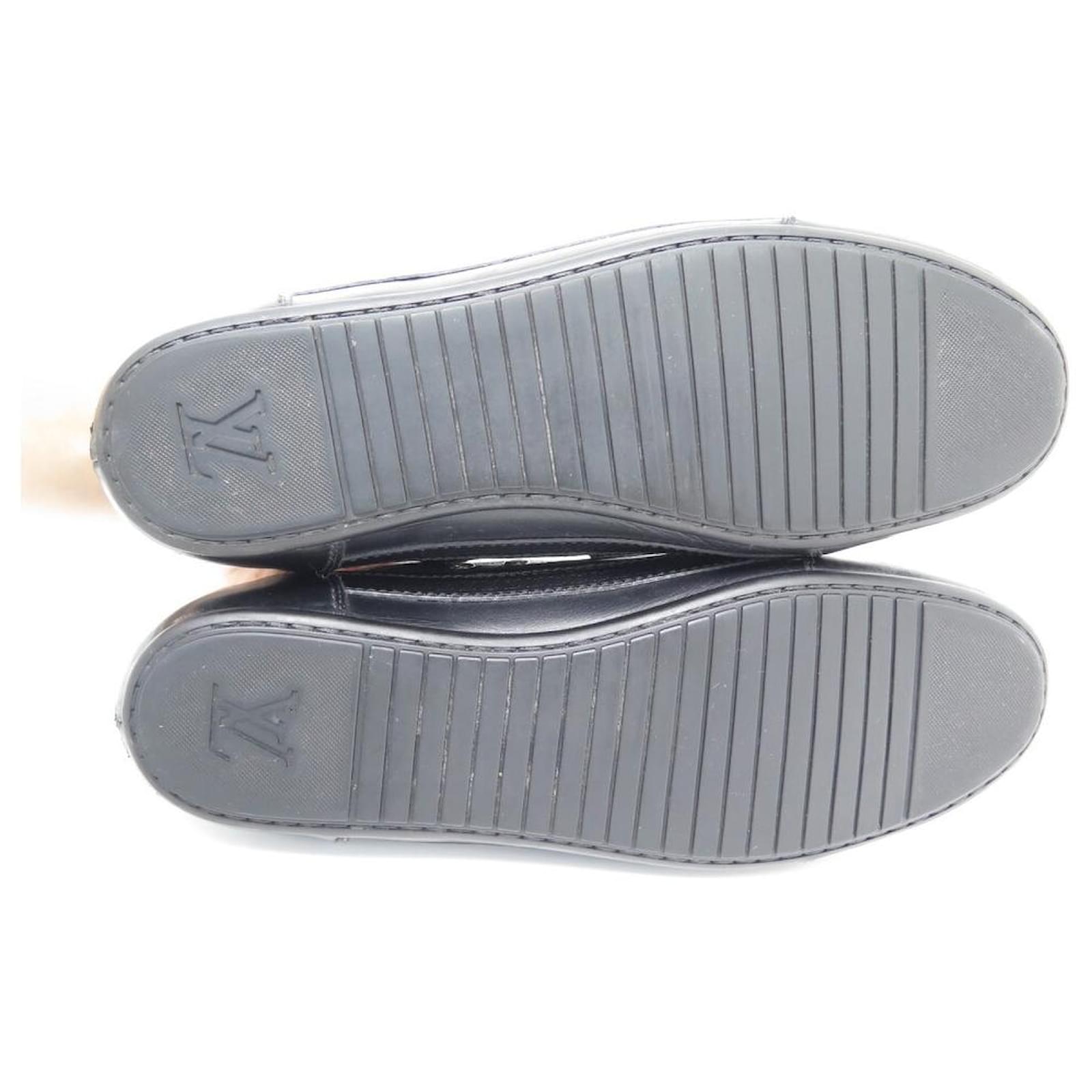 Louis Vuitton Black Match Up Sneakers 40 – The Closet
