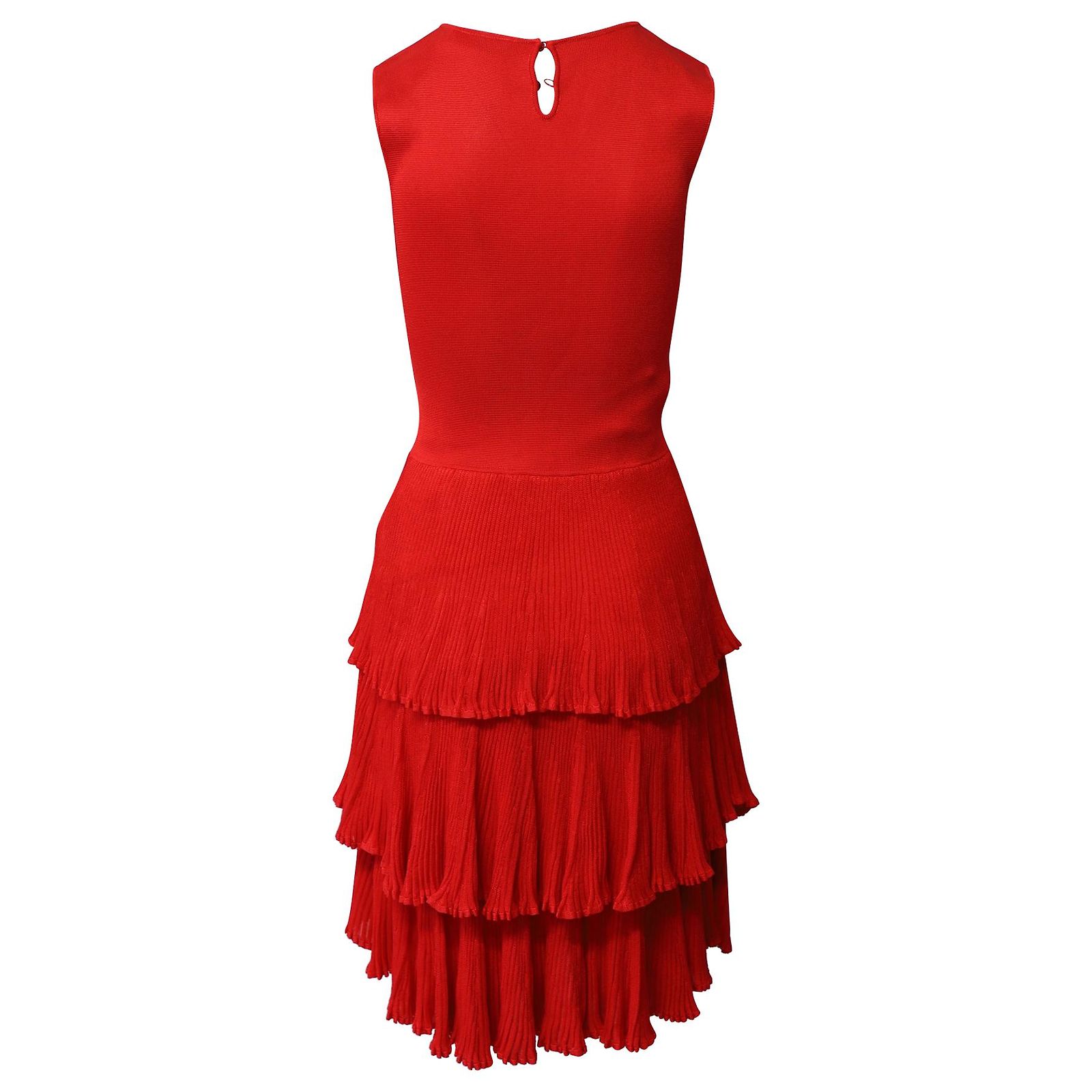 Robe BCBG Max Azria Sans Manches à Volants - Couleur Anthracite, Taille XS, En Rayonne/polyamide, Neuve étiquetée