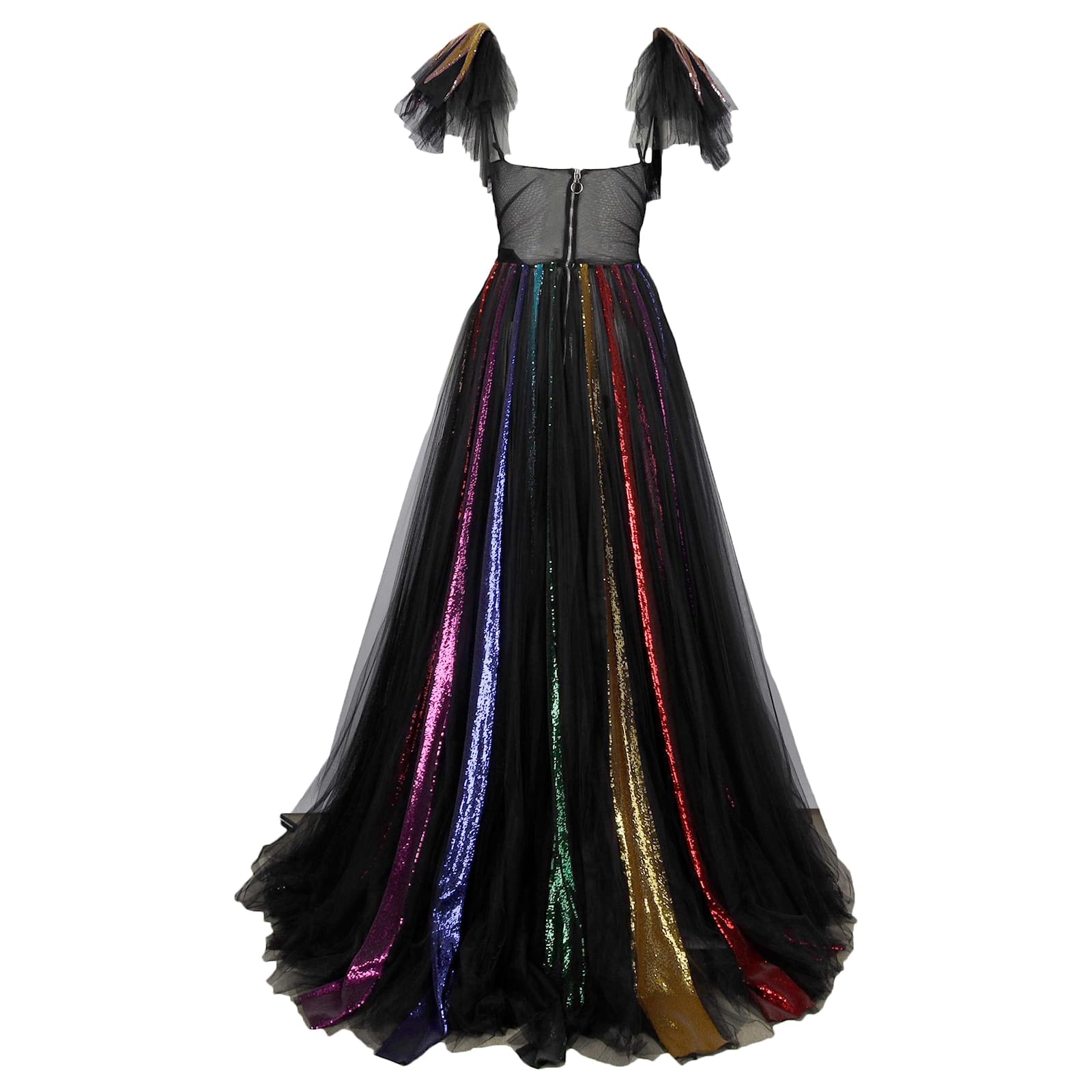 Gucci Embroidered Sequin Tulle Gown (Sold) - Joli Closet