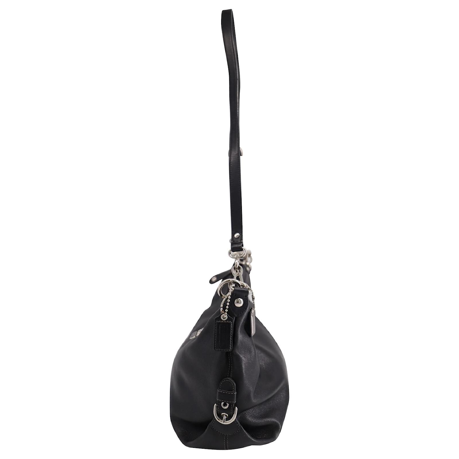 NWT Coach 18633 Madison Hailey outlet Black Leather Hobo/Crossbody Bag