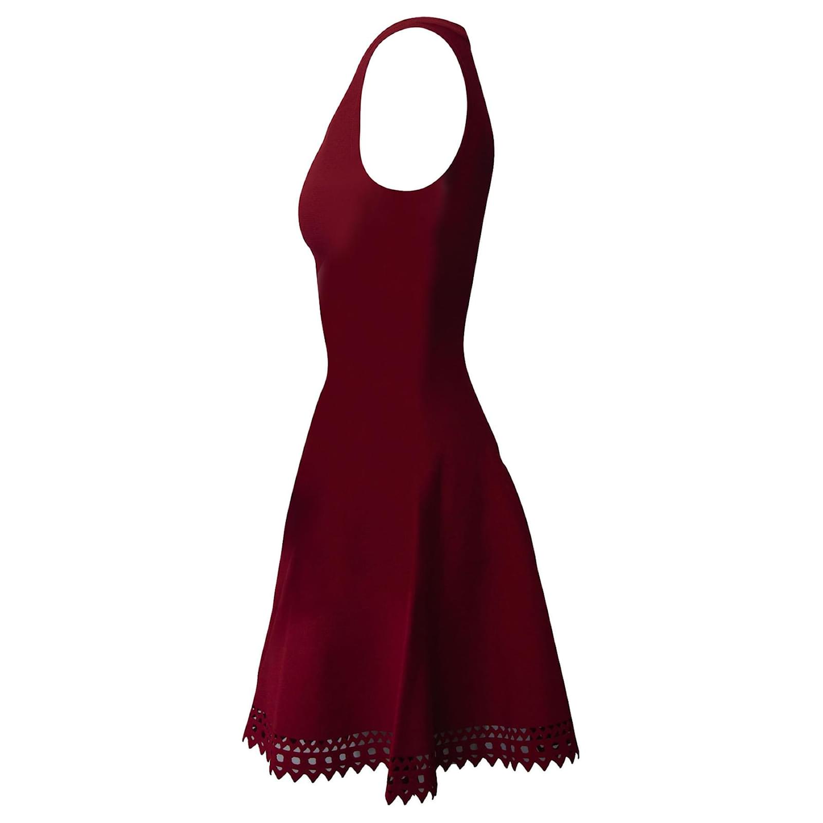 lauren ralph lauren ponte fit and flare dress Tracy Studio LONG SLEEVES BOAT NECK FLORAL LASERCUT DRESS main image 1