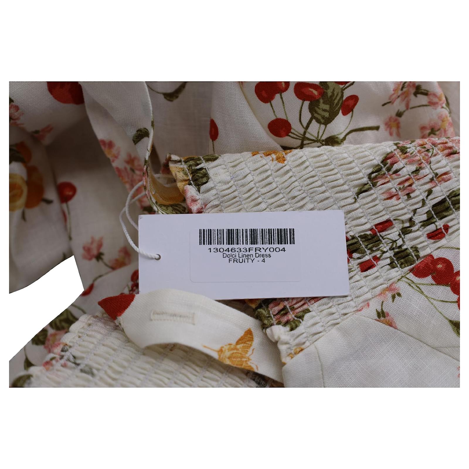Reformation Dolci Printed Midi Dress in Multicolor Linen ref.JC730523  (Sold) - Joli Closet