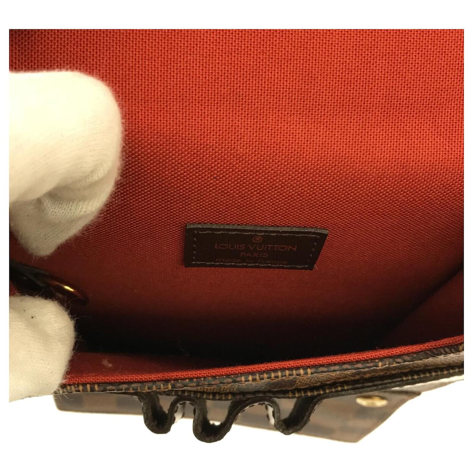 Portobello cloth crossbody bag Louis Vuitton Brown in Cloth - 16107776
