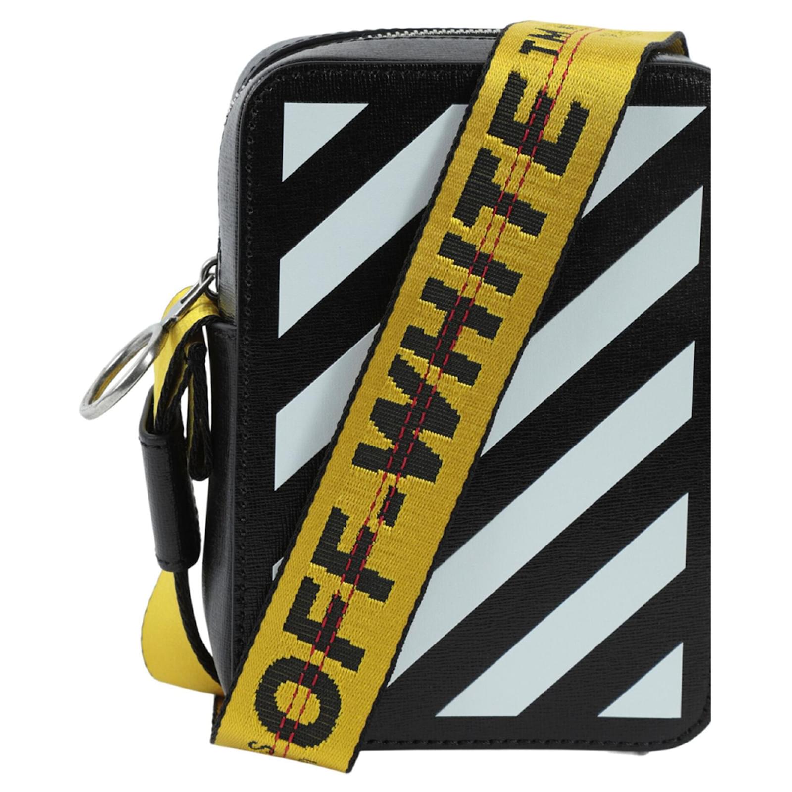 Off White Off-White Diagonal Stripe Messenger Bag Multiple colors  ref.732012 - Joli Closet