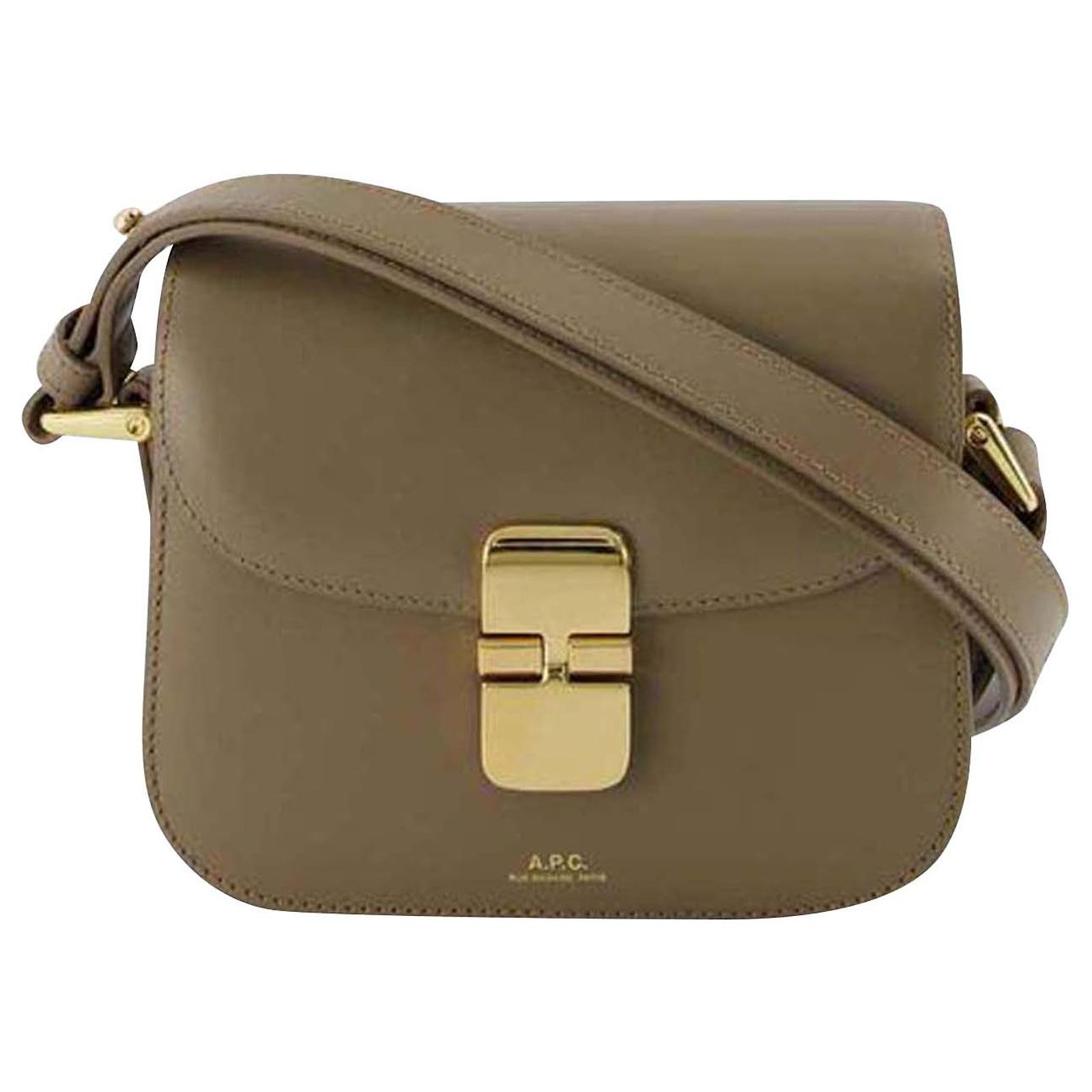 Sac APC Grace Bag All Over Print Dark Marine - Cuir, Style Marin, Jamais Porté