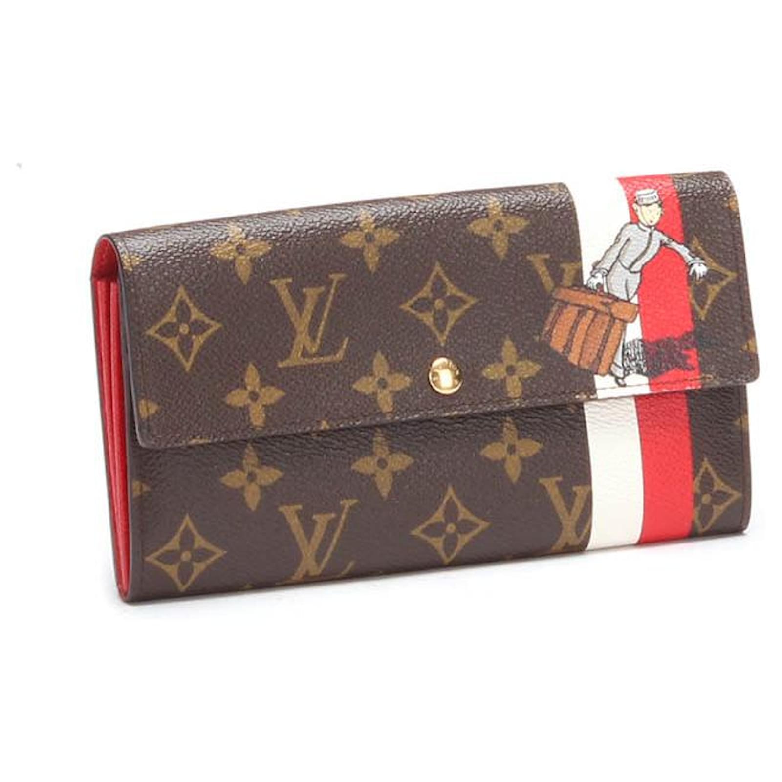 Louis Vuitton Canvas Monogram Bellboy Groom Sarah Wallet