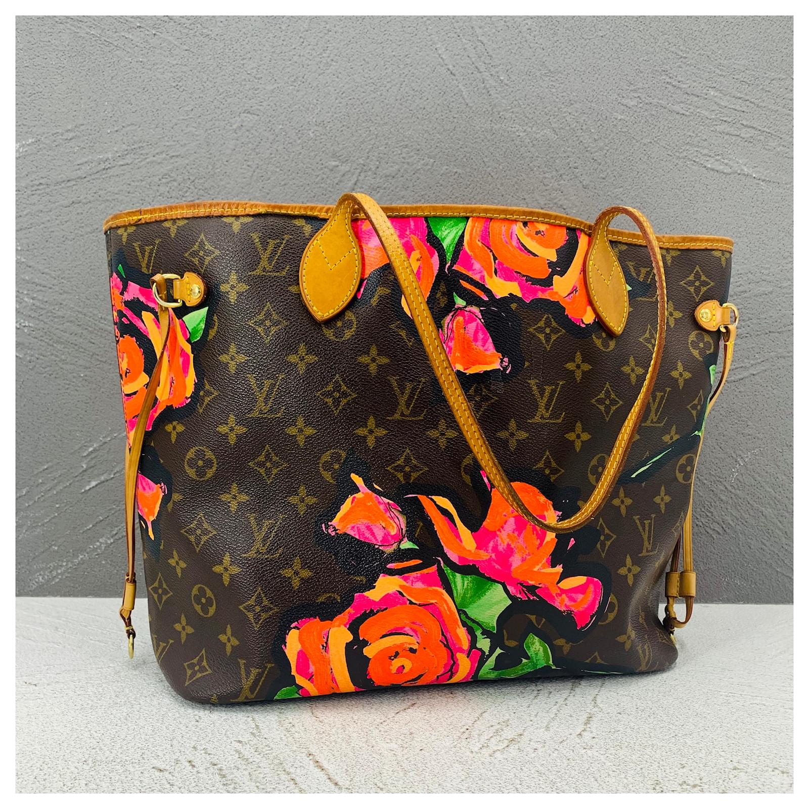 Louis Vuitton Monogram Neverfull Stephen Sprouse Brown ref.753453