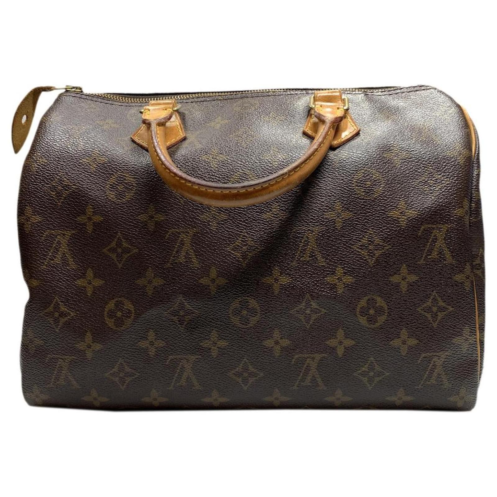 Louis Vuitton Monogram Speedy 30 M41526 Brown Cloth ref.733186 - Joli Closet