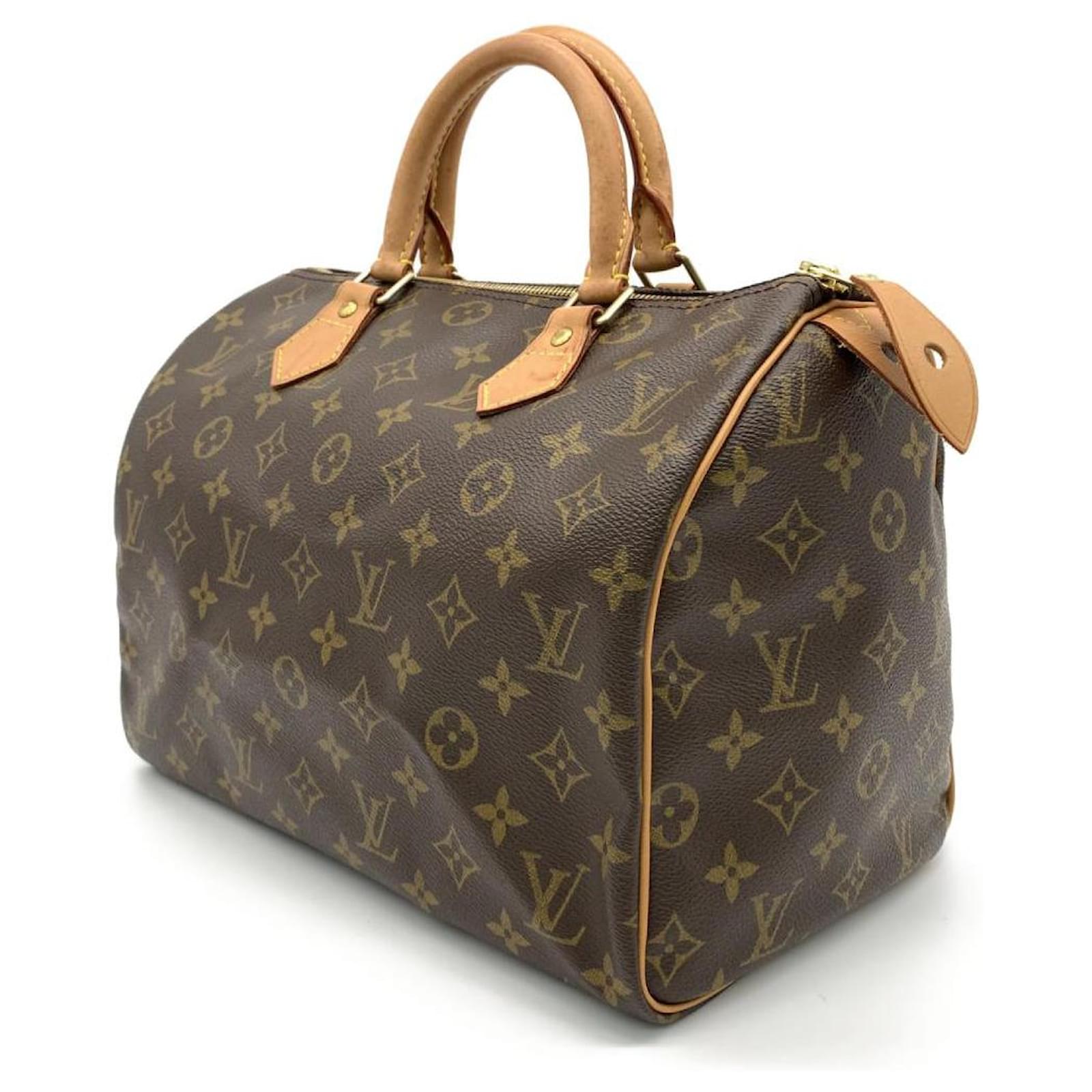 Louis Vuitton Monogram Speedy 30 M41526 Brown Cloth ref.929239 - Joli Closet