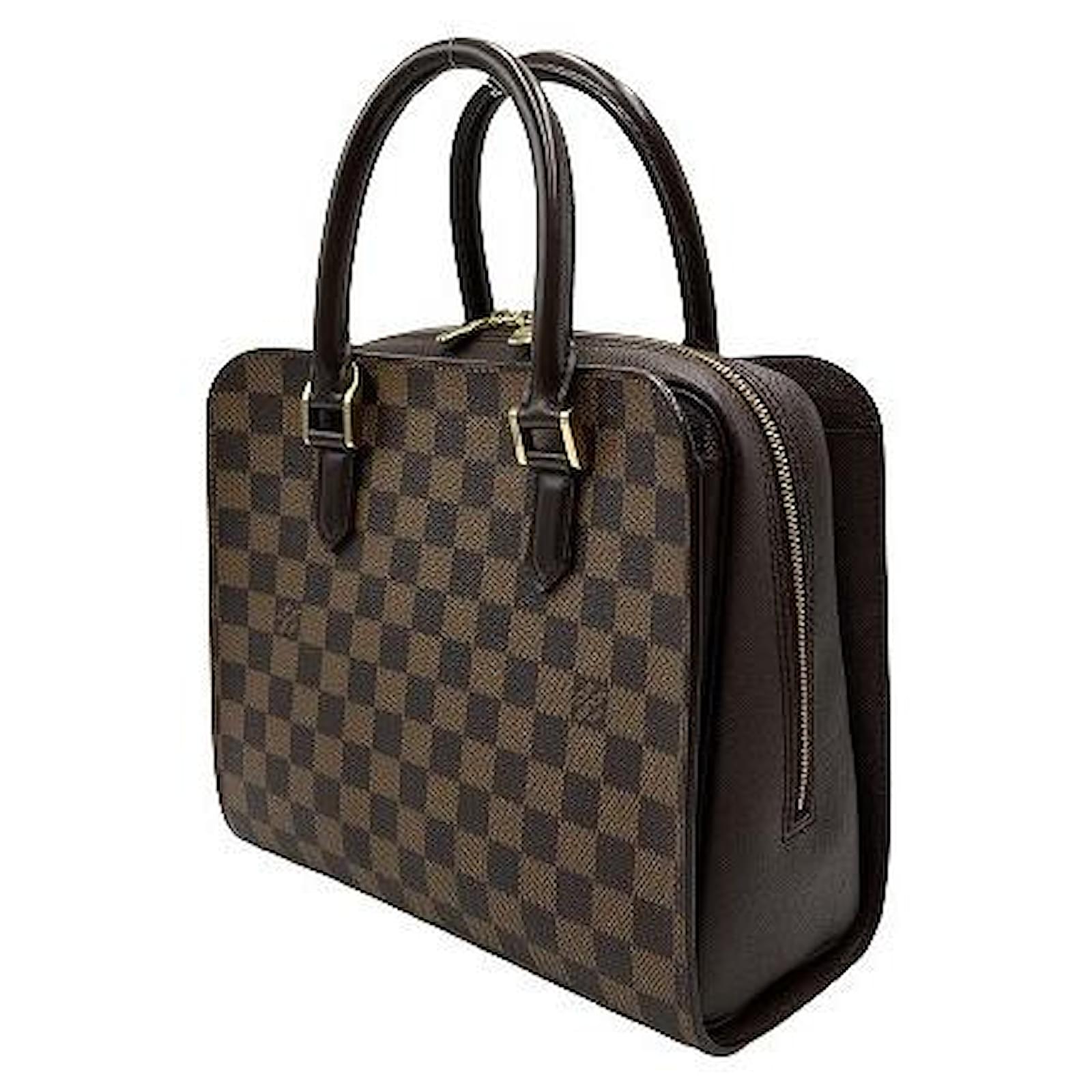 Louis Vuitton Damier Ebene Triana N51155 Brown Cloth ref.977774