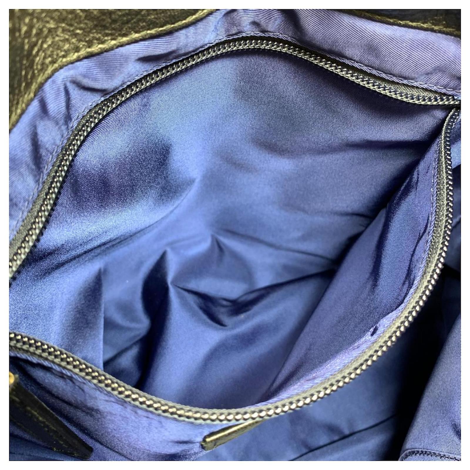 Yves Saint Laurent YSL Quilted Nylon Crossbody Bag Black ref