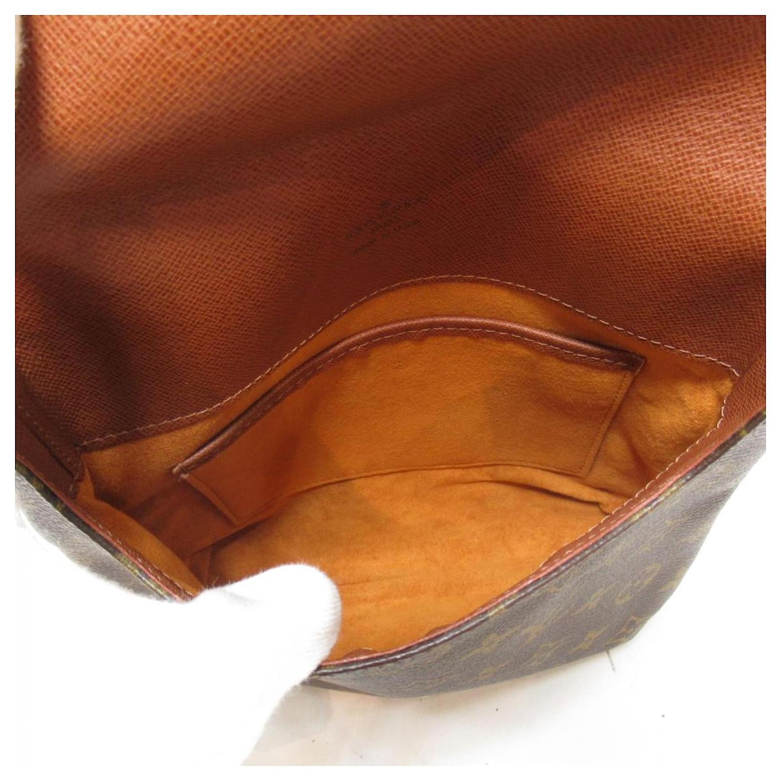 Louis Vuitton Musette Salsa Short Strap Brown Cloth ref.833730