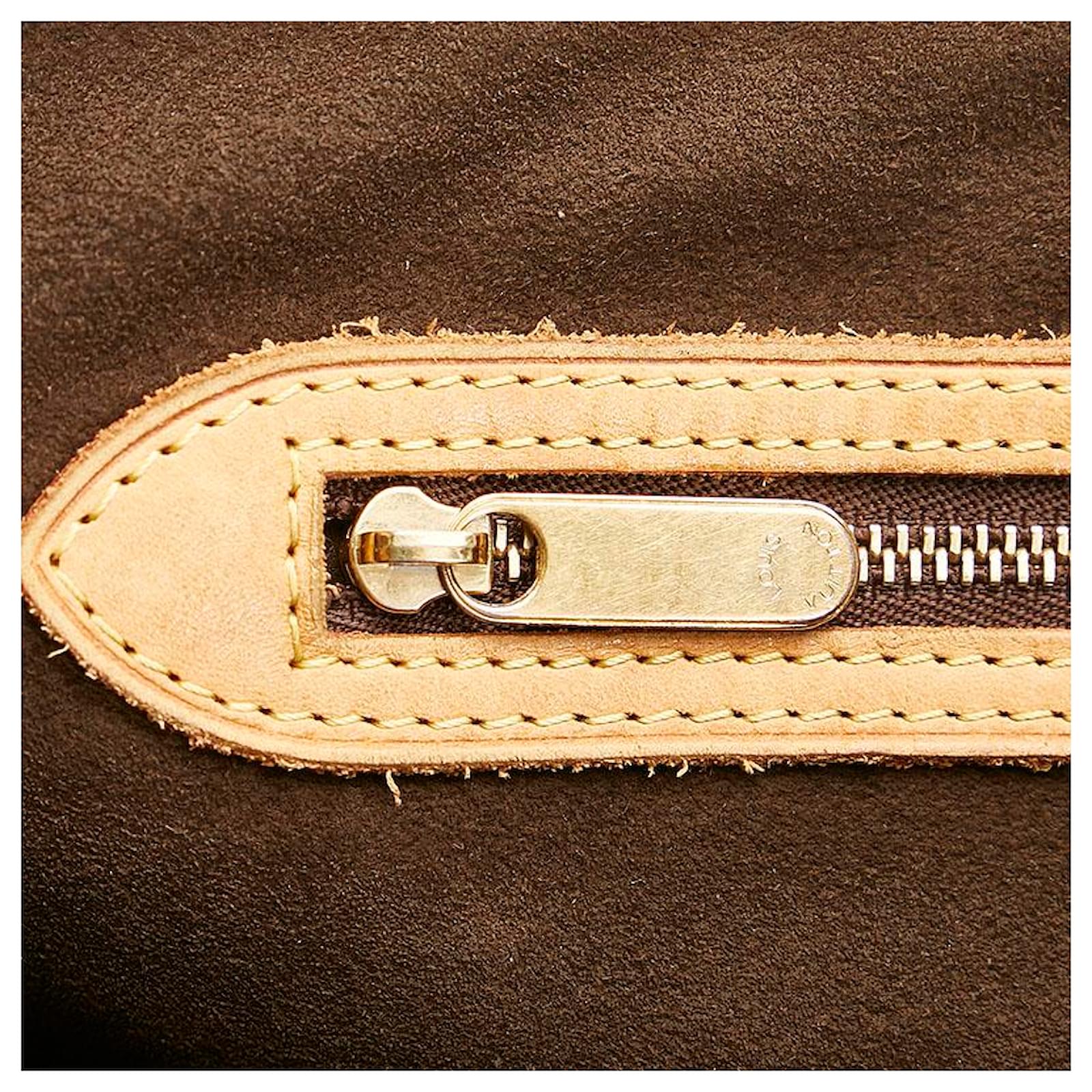 Louis Vuitton WILSHIRE GM MONOGRAM Brown Leather Cloth ref.154764 - Joli  Closet