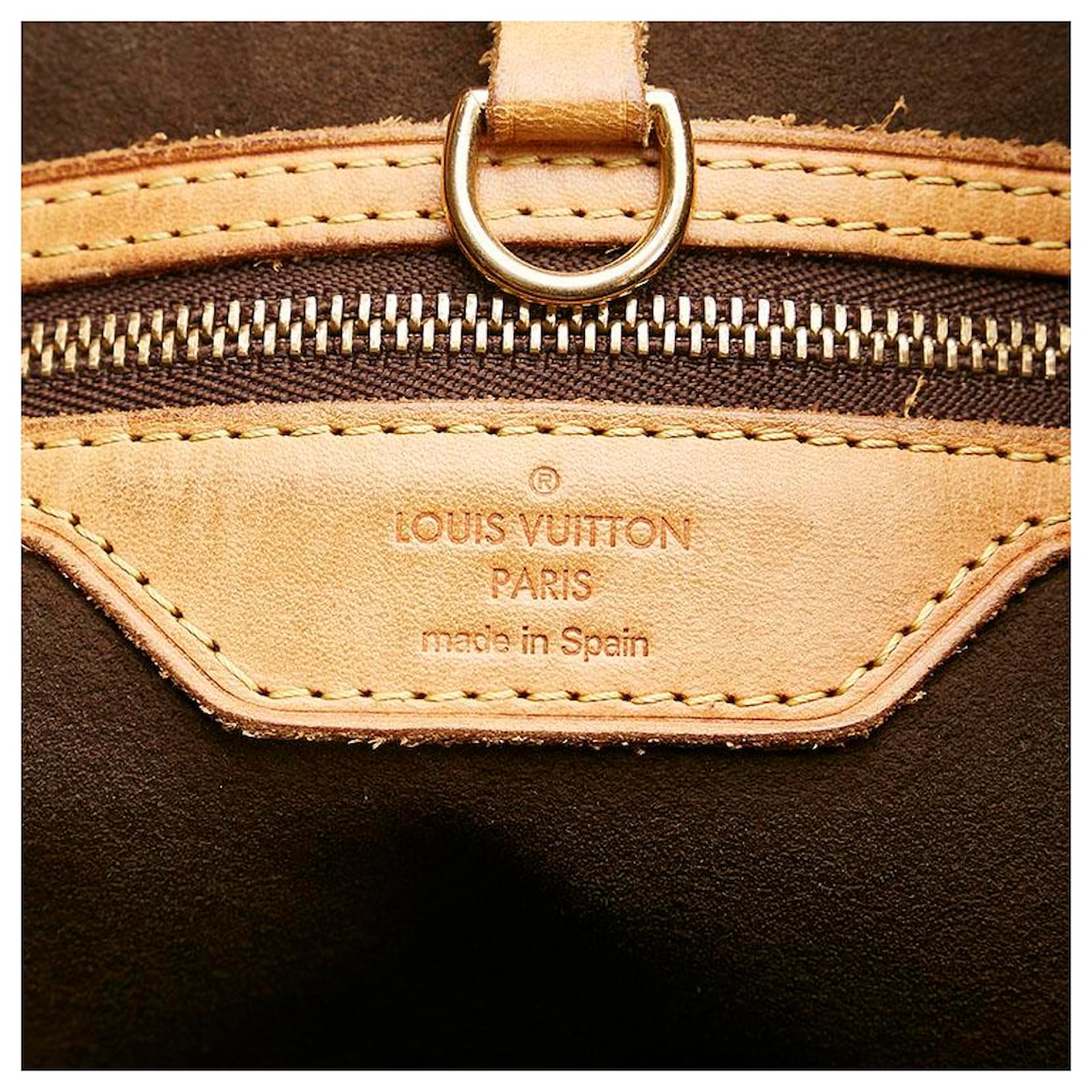 Louis Vuitton WILSHIRE GM MONOGRAM Brown Leather Cloth ref.154764 - Joli  Closet