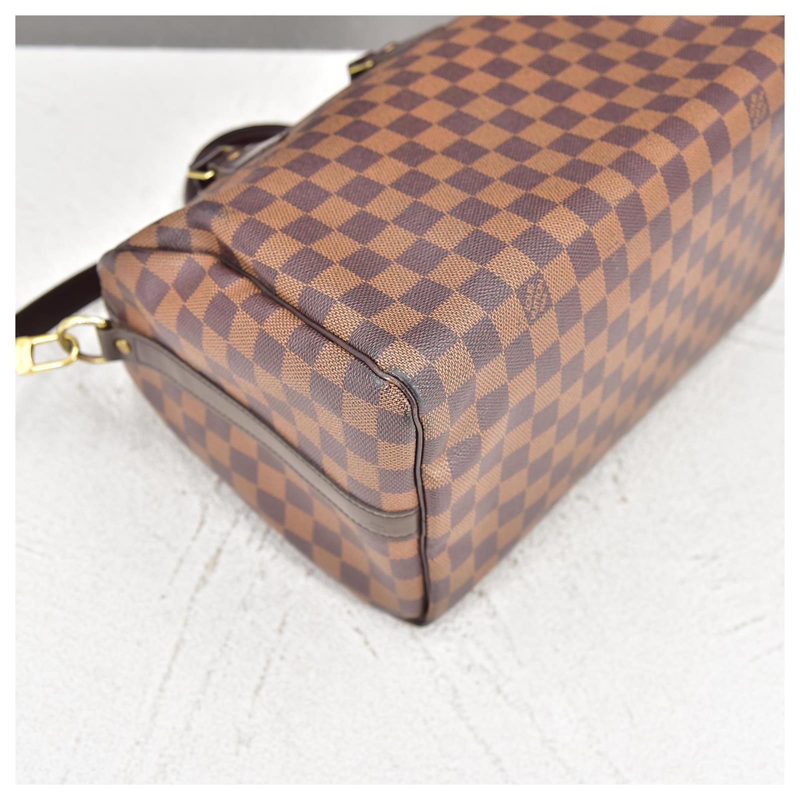 Louis Vuitton Damier Ebene Speedy Bandouliere 30 Brown Cloth ref.733936 -  Joli Closet