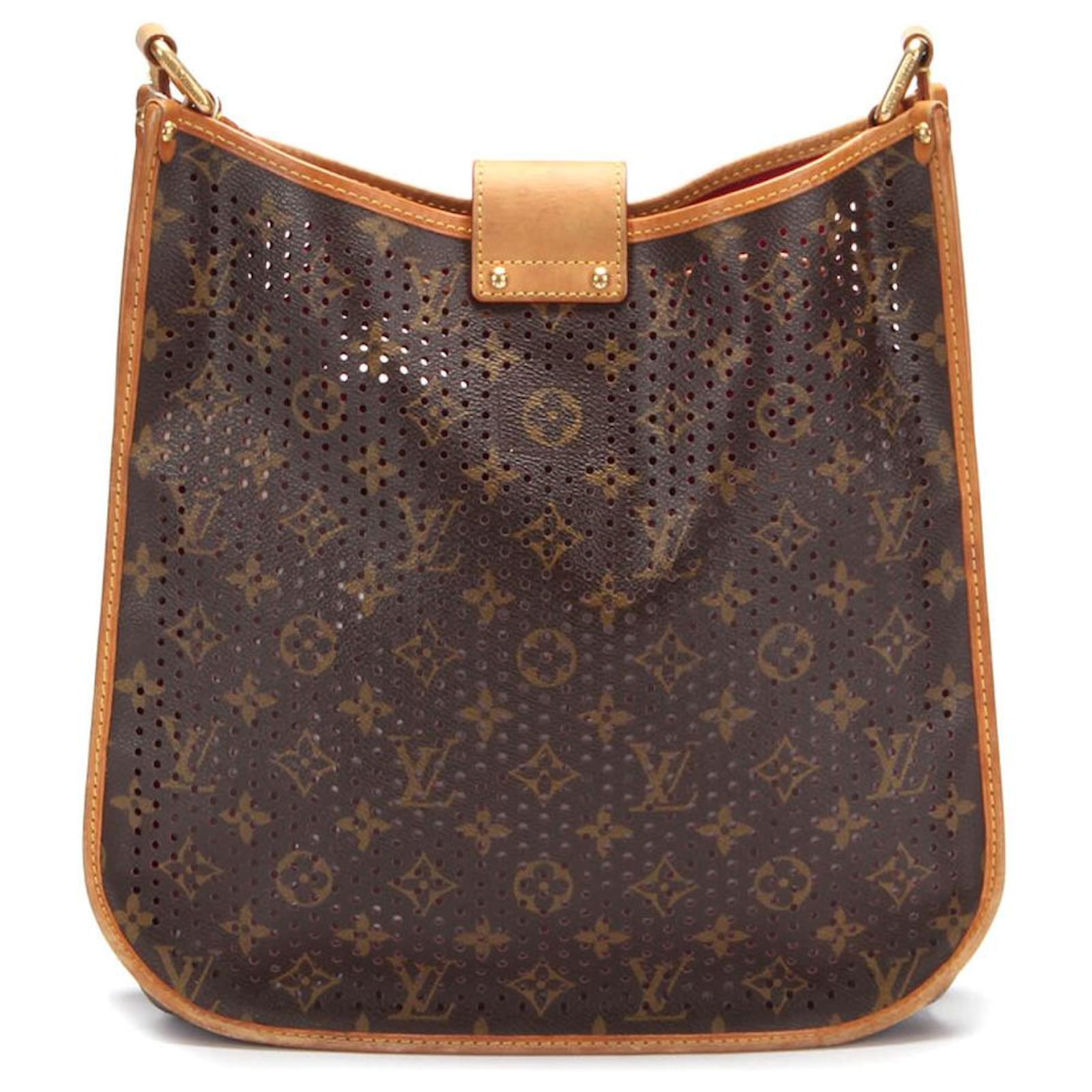 Louis Vuitton Limited Edition Monogram Perforated Musette Bag Brown  Pony-style calfskin ref.733951 - Joli Closet