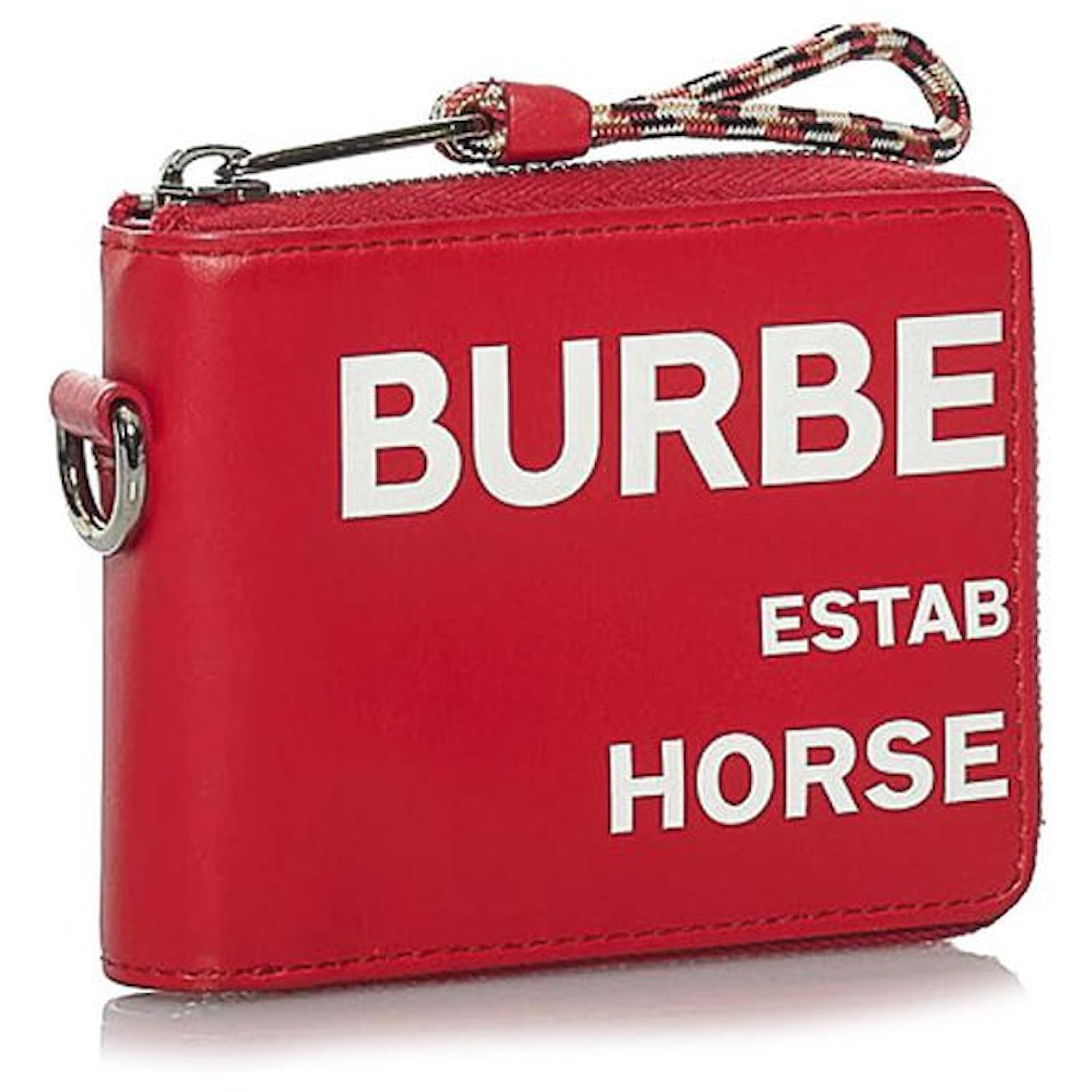 Burberry 2024 wallet horse