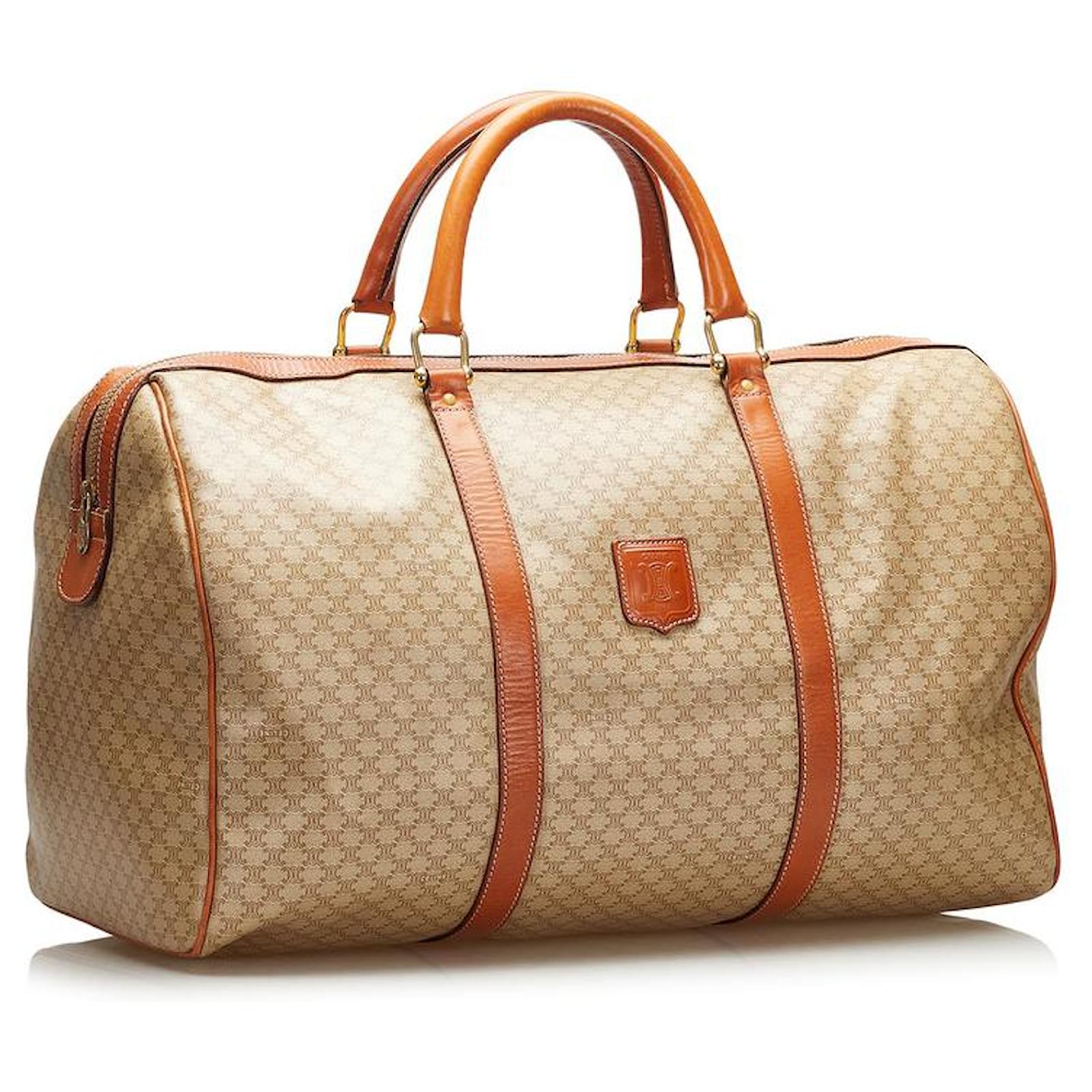 CELINE Travel bag Duffle bag Boston Duffel bag Macadam PVC M12