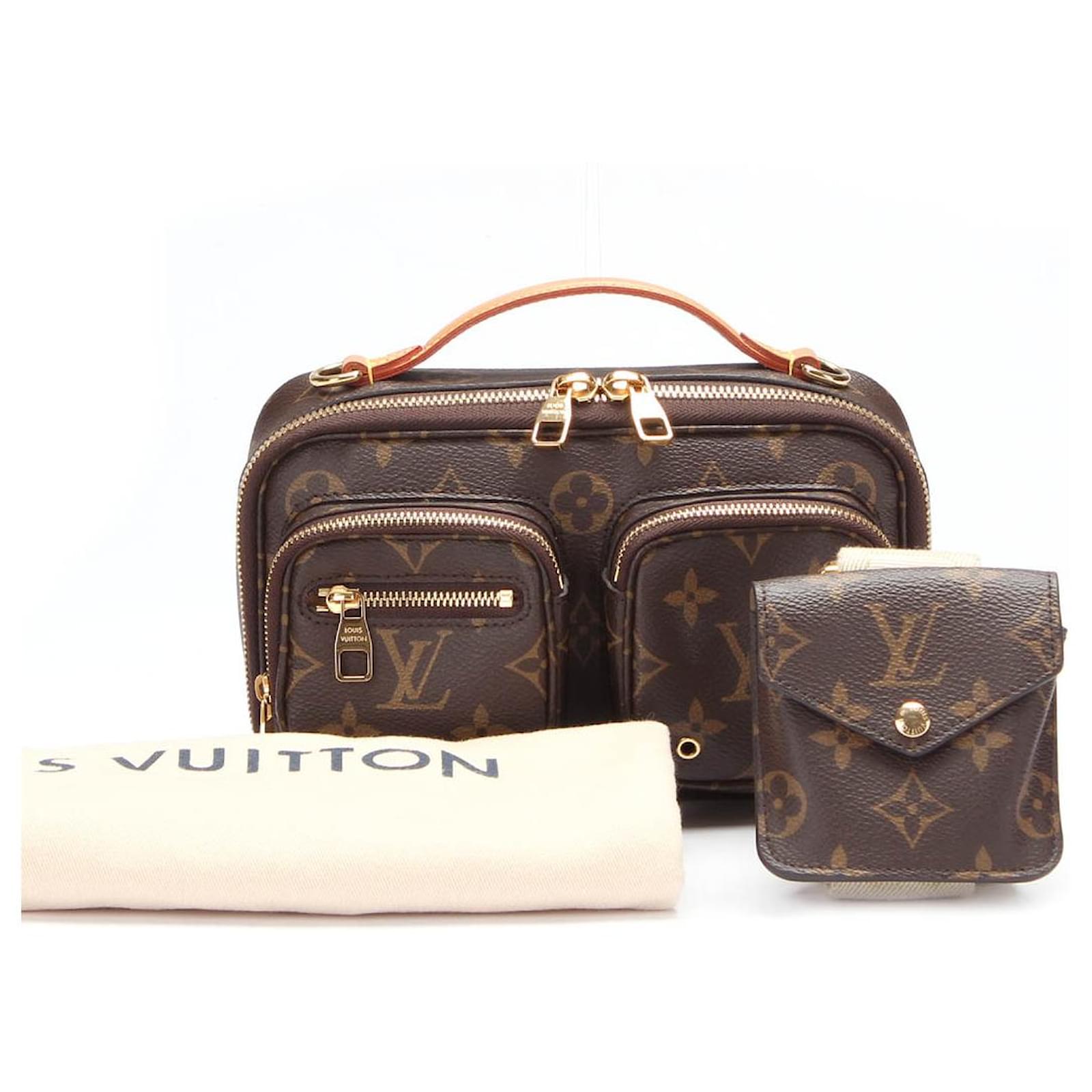 Louis Vuitton Monogram Utility Crossbody Bag Brown Cloth ref.734311 - Joli  Closet