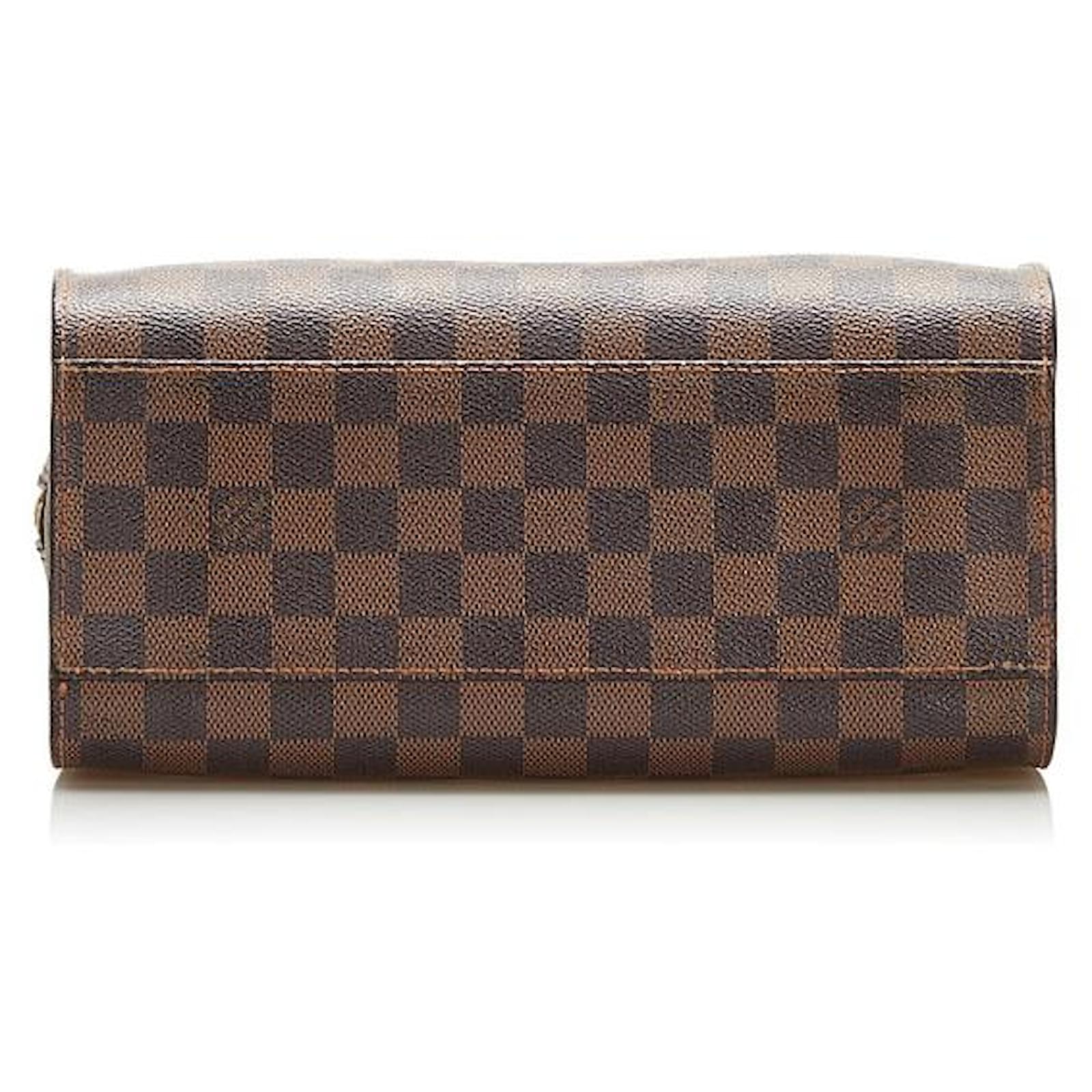 Louis Vuitton Damier Ebene Triana N51155 Brown Cloth ref.847967 - Joli  Closet