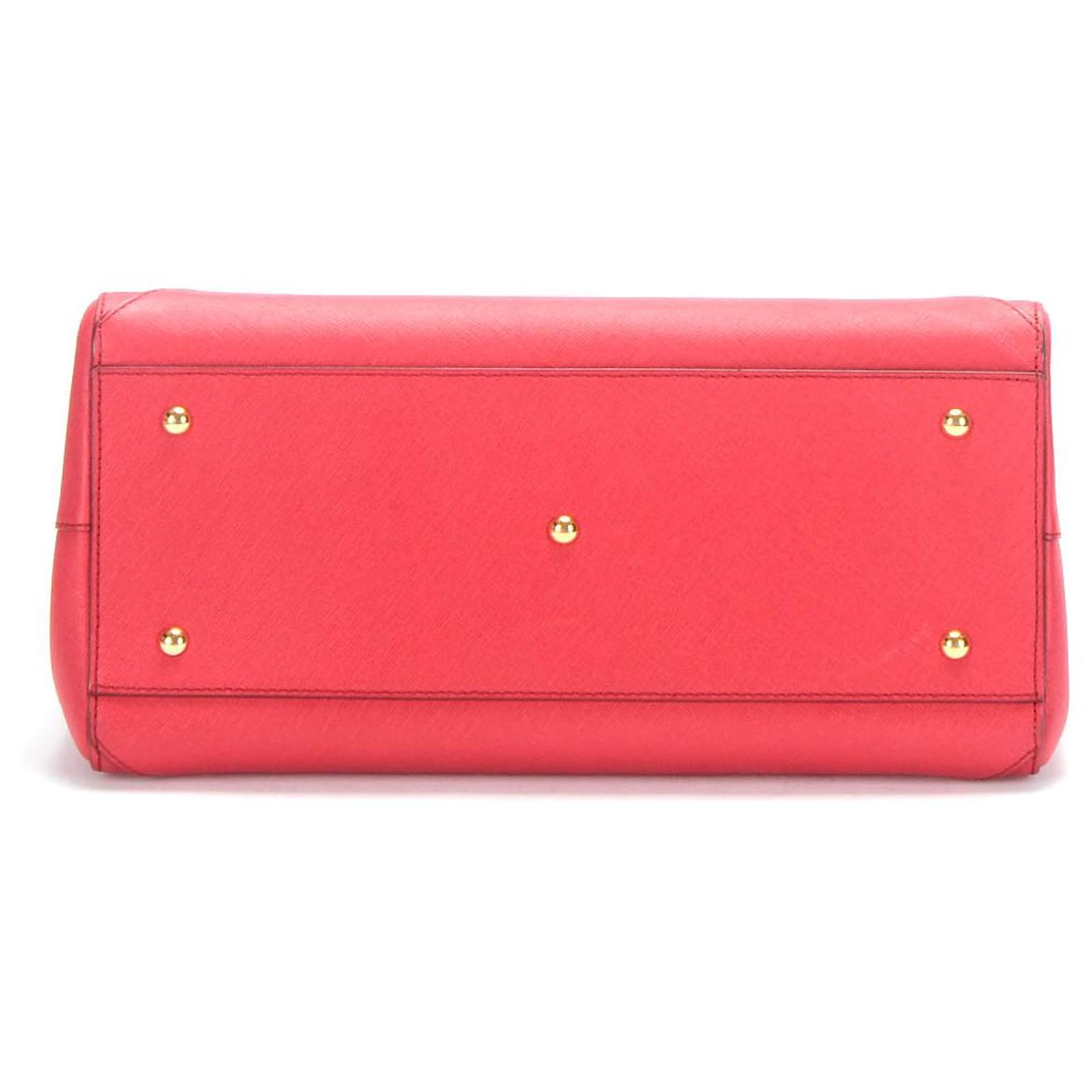 MCM Nuovo Leather Handbag Pink Pony-style calfskin ref.734646 - Joli Closet