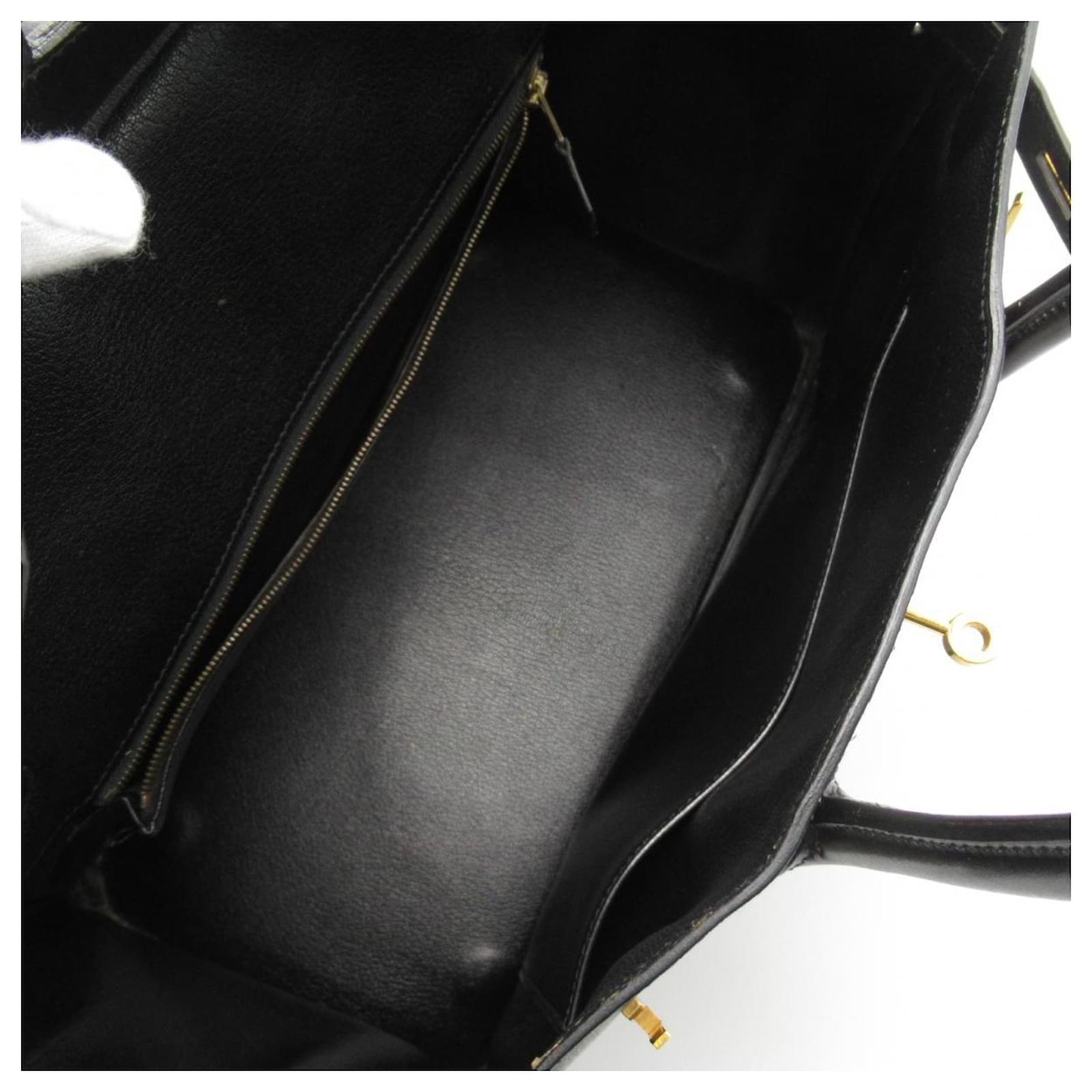 Hermès Box Calf Birkin 35 Black Pony-style calfskin ref.734510