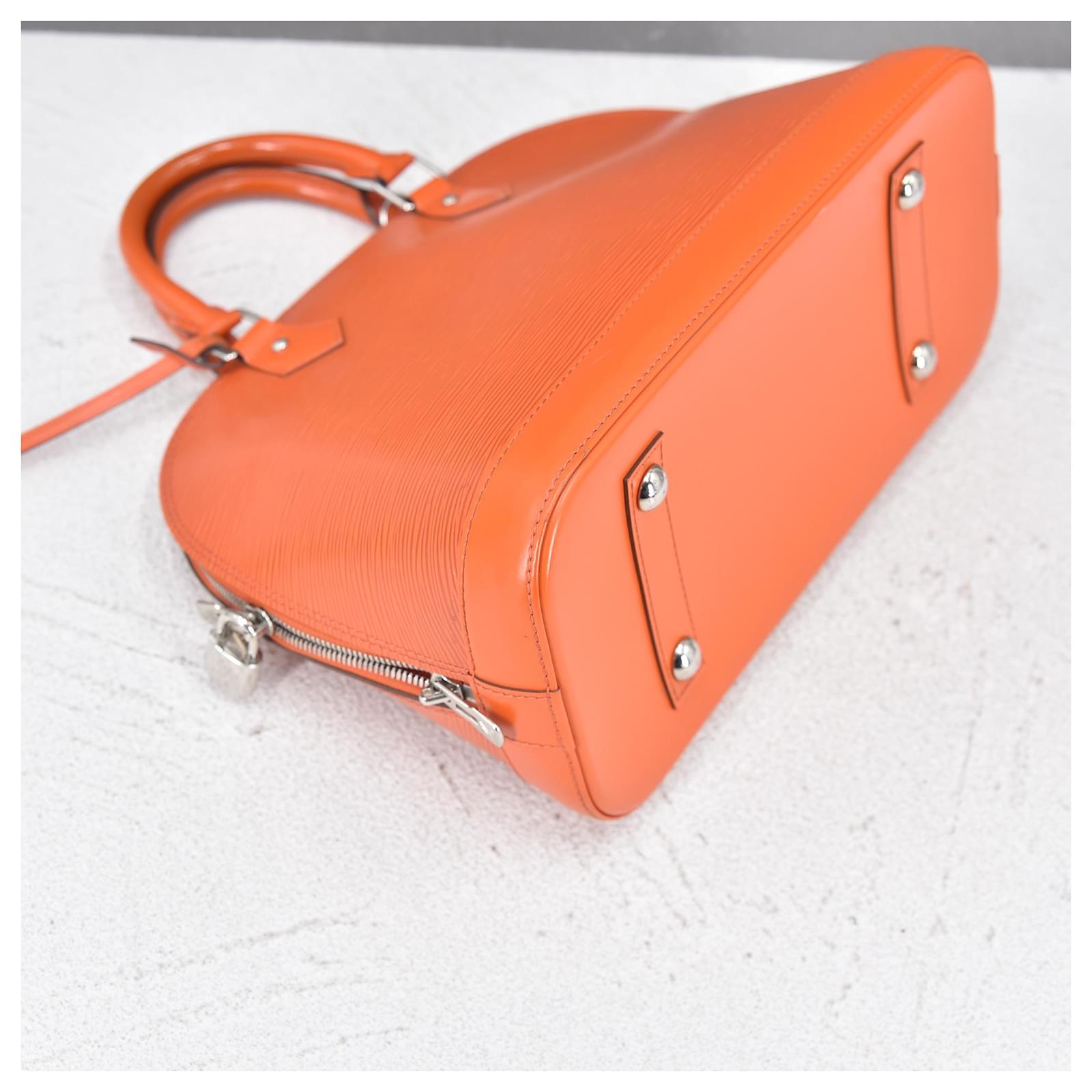 Louis Vuitton Epi Alma MM Orange Pony-style calfskin ref.734520 - Joli  Closet