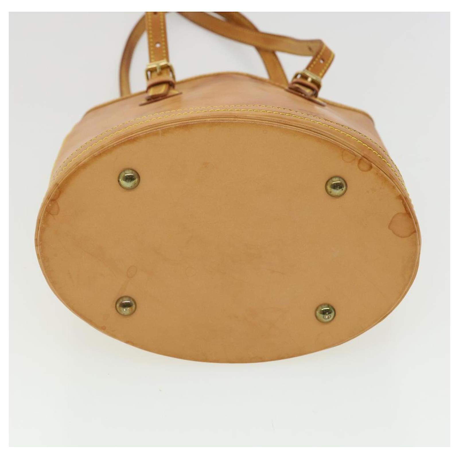 AUTHENTIC LOUIS VUITTON Nomade Bucket PM Shoulder Bag Beige M85001 LV J8418  £283.53 - PicClick UK