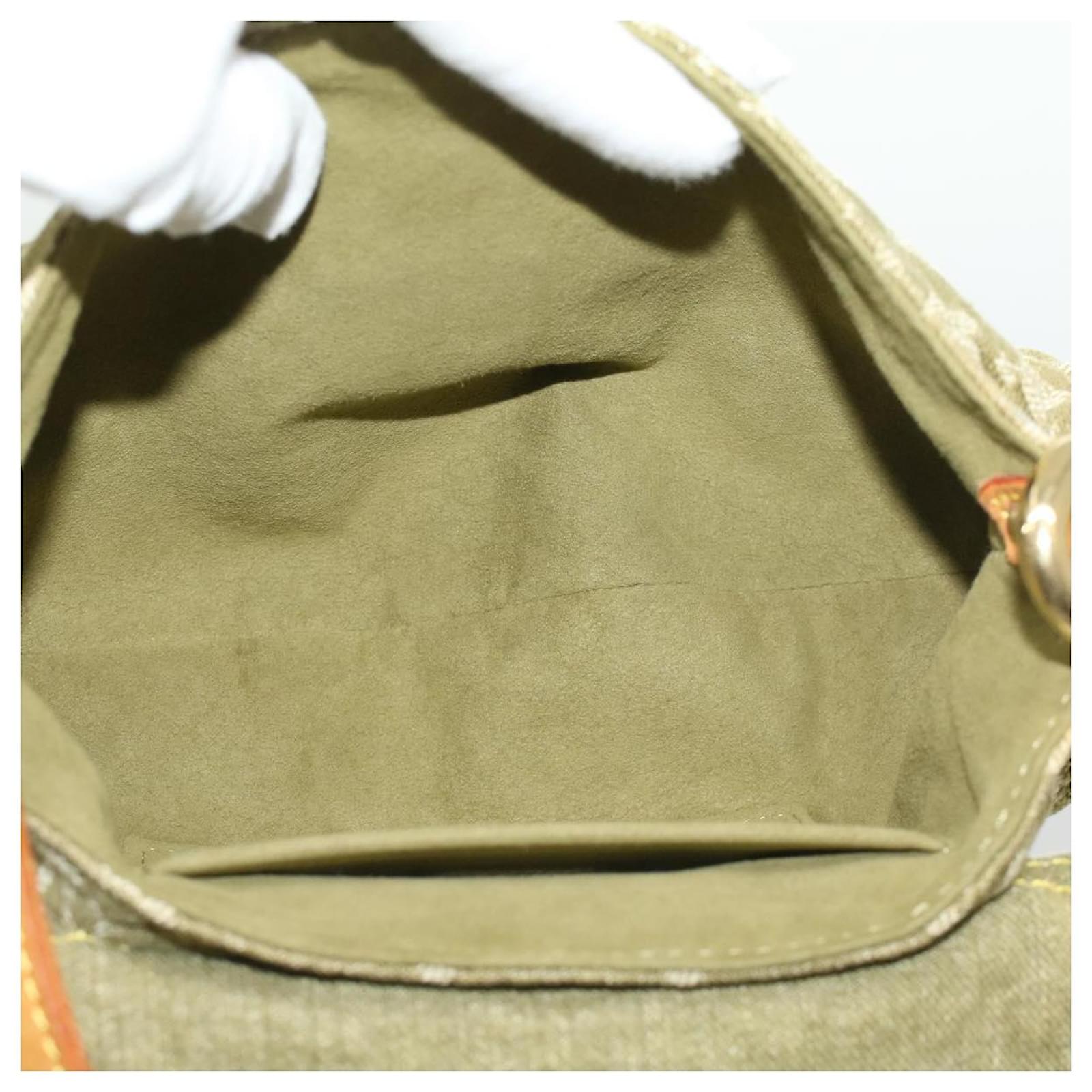 LOUIS VUITTON Monogram Denim Mini Preity Shoulder Bag Riken M95217 Auth  am3378 Khaki ref.734882 - Joli Closet